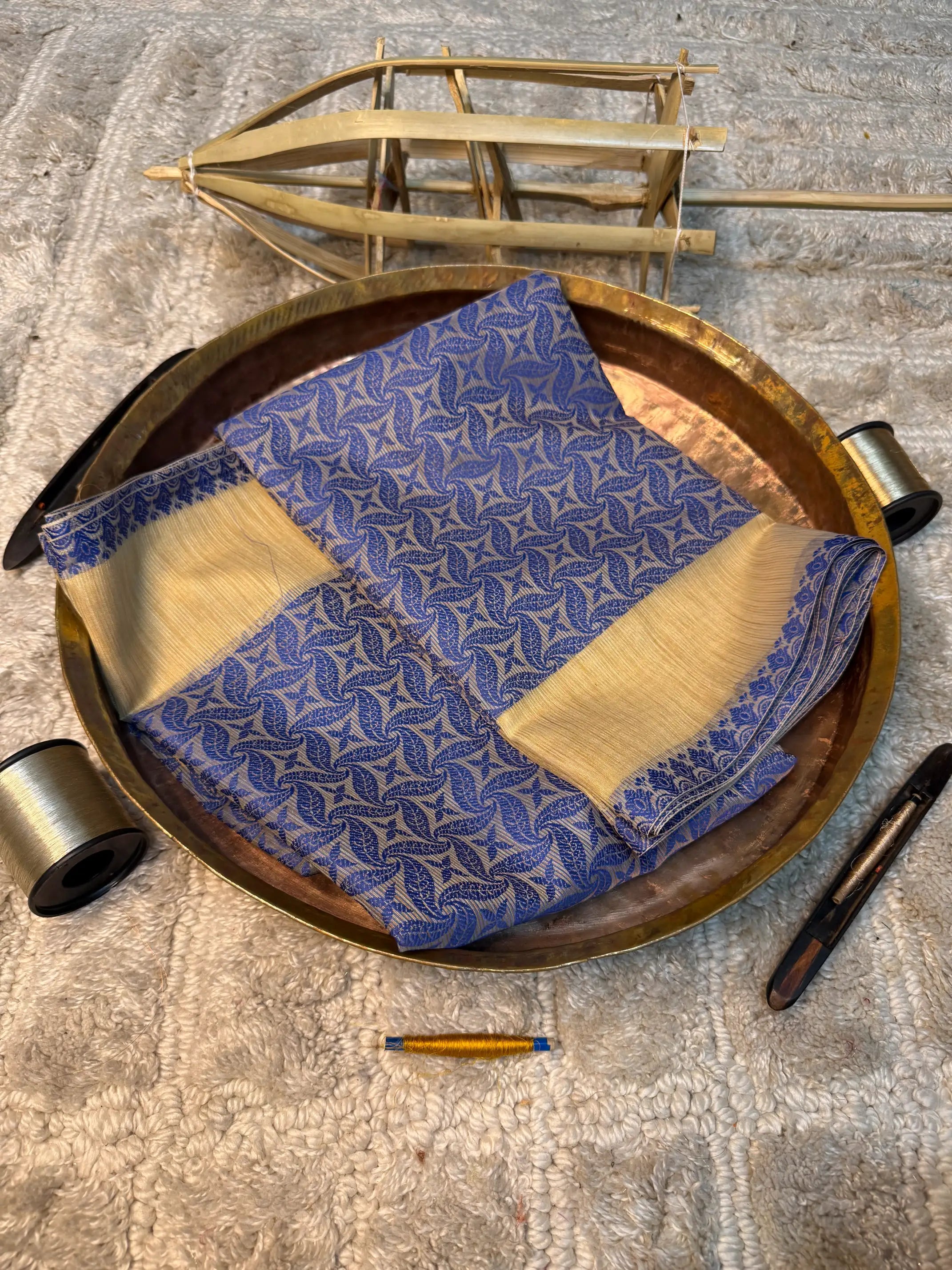 Eccentric zari weave Softsilk Banarasi saree