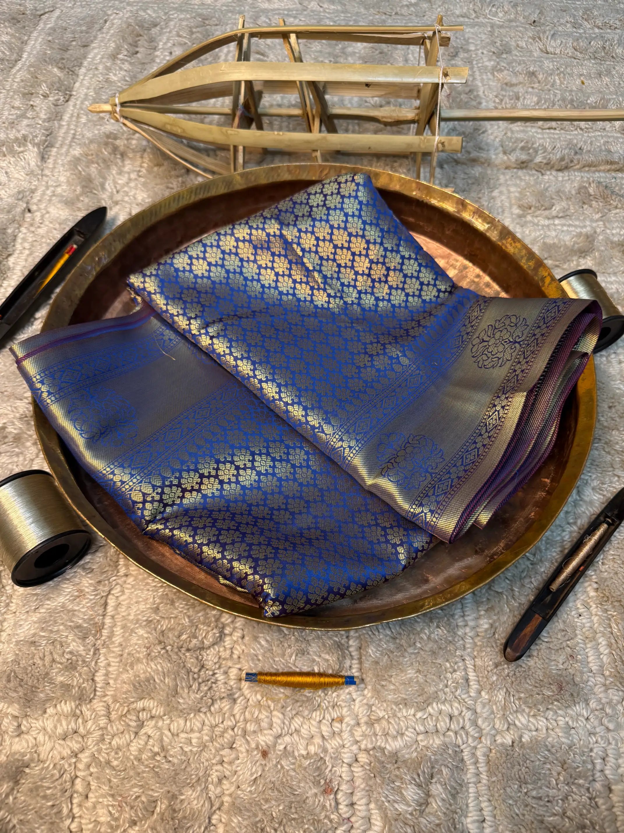 Eccentric zari weave Softsilk Banarasi saree