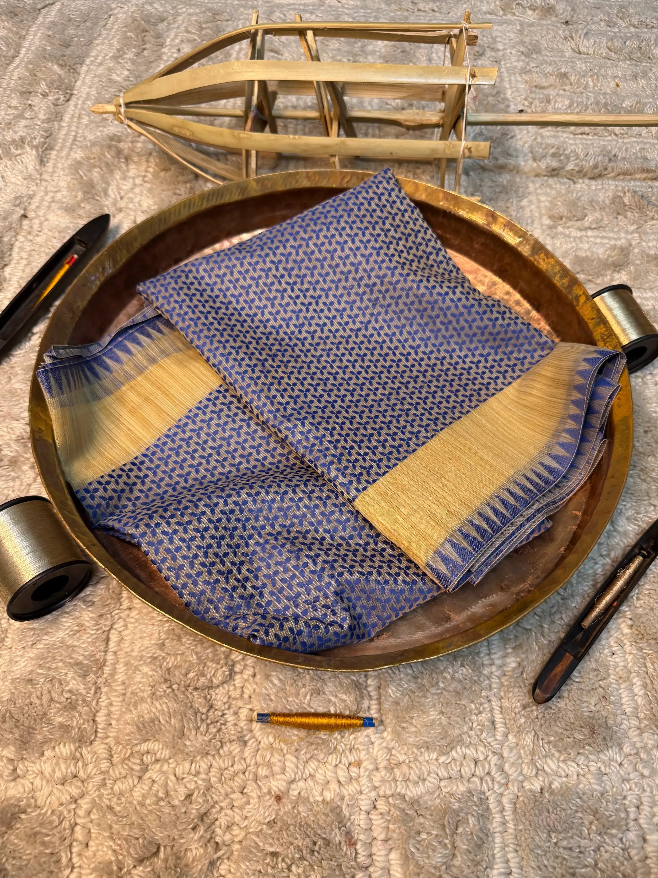 Eccentric zari weave Softsilk Banarasi saree