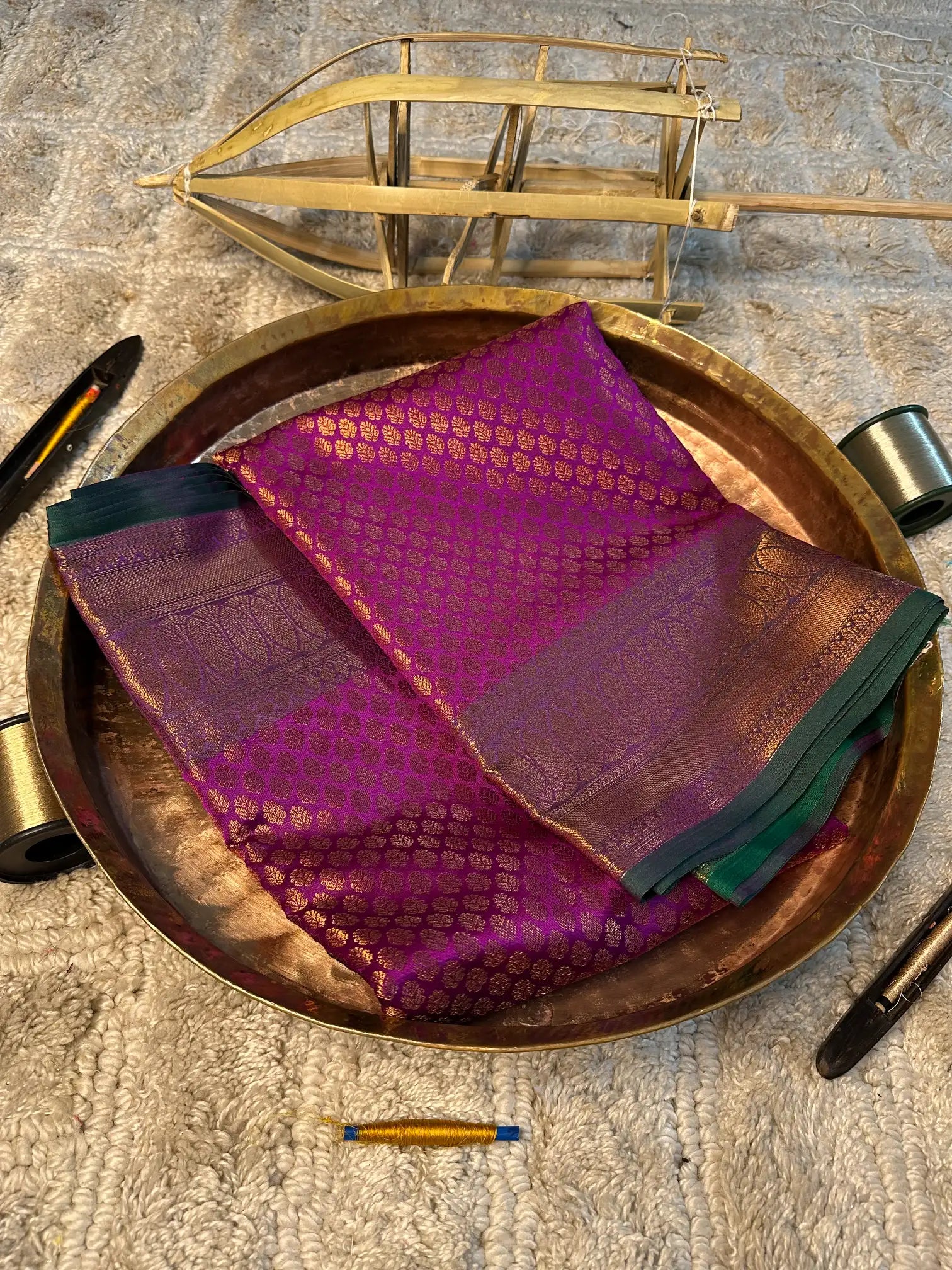 Eccentric zari weave Softsilk Banarasi saree