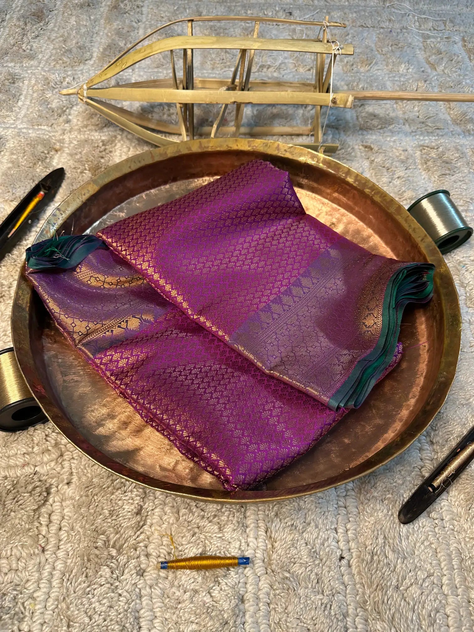 Eccentric zari weave Softsilk Banarasi saree