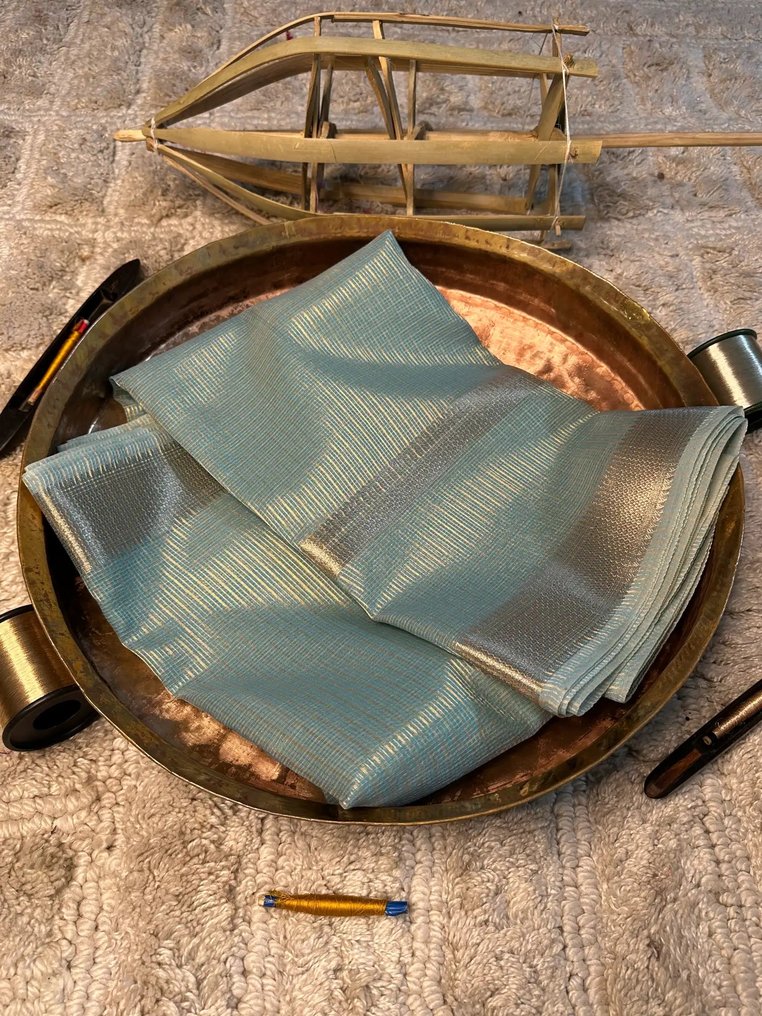 Eccentric zari weave Softsilk Banarasi saree
