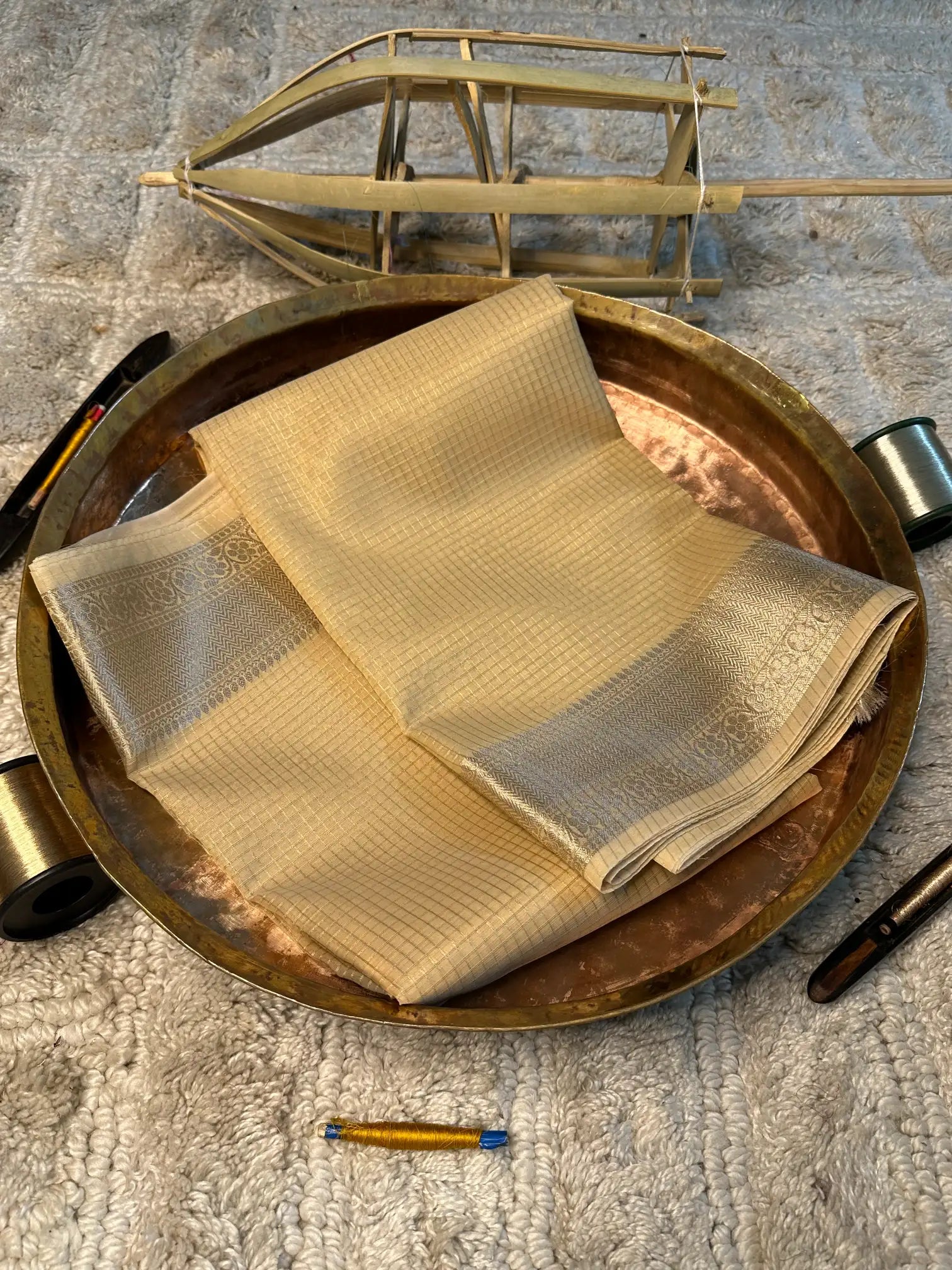Eccentric zari weave Softsilk Banarasi saree