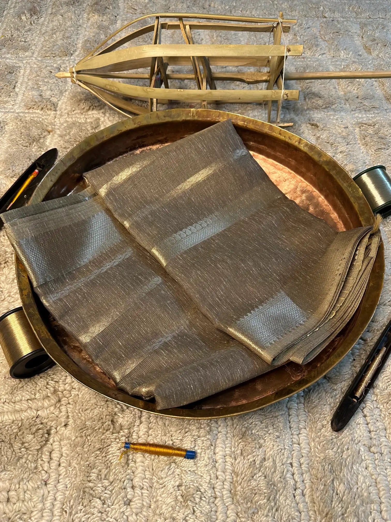Eccentric zari weave Softsilk Banarasi saree