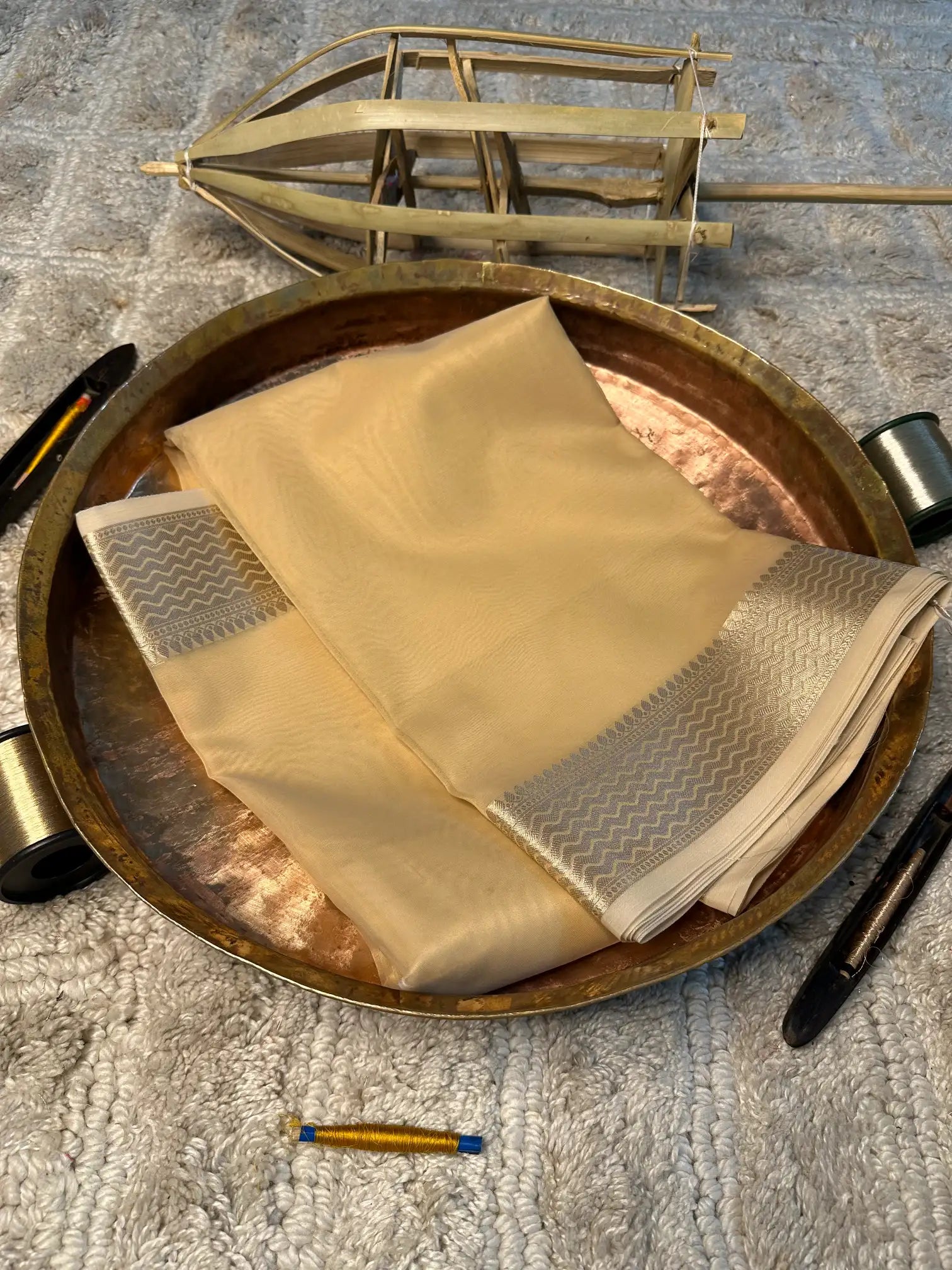 Eccentric zari weave Softsilk Banarasi saree