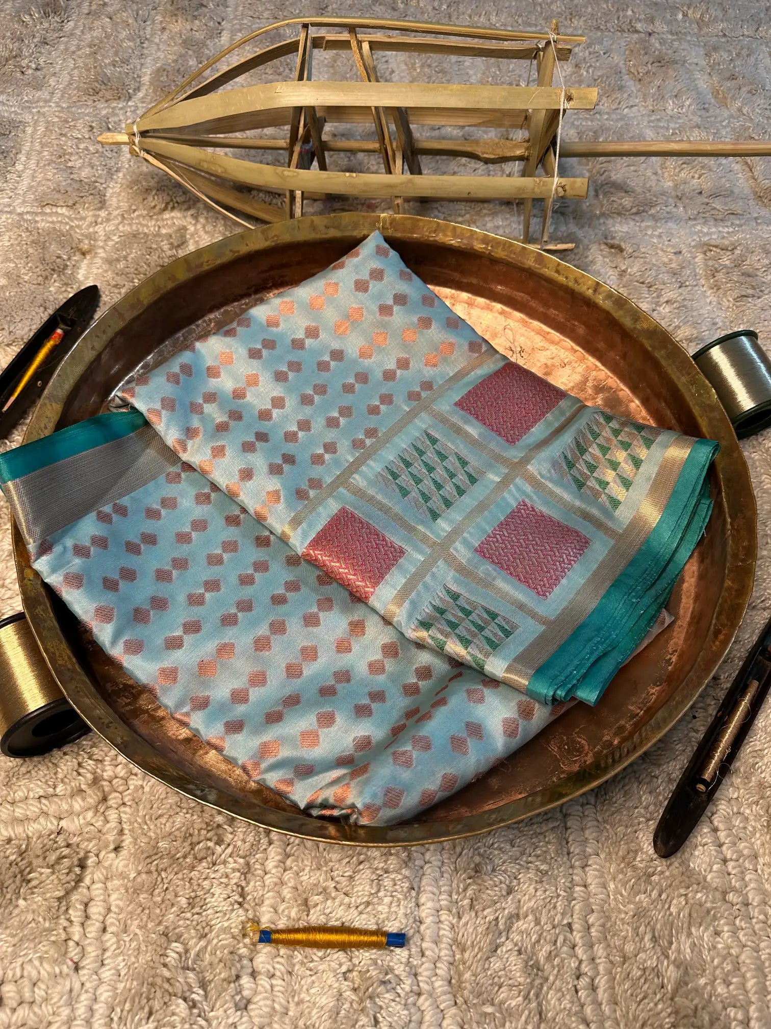 Eccentric zari weave Softsilk Banarasi saree