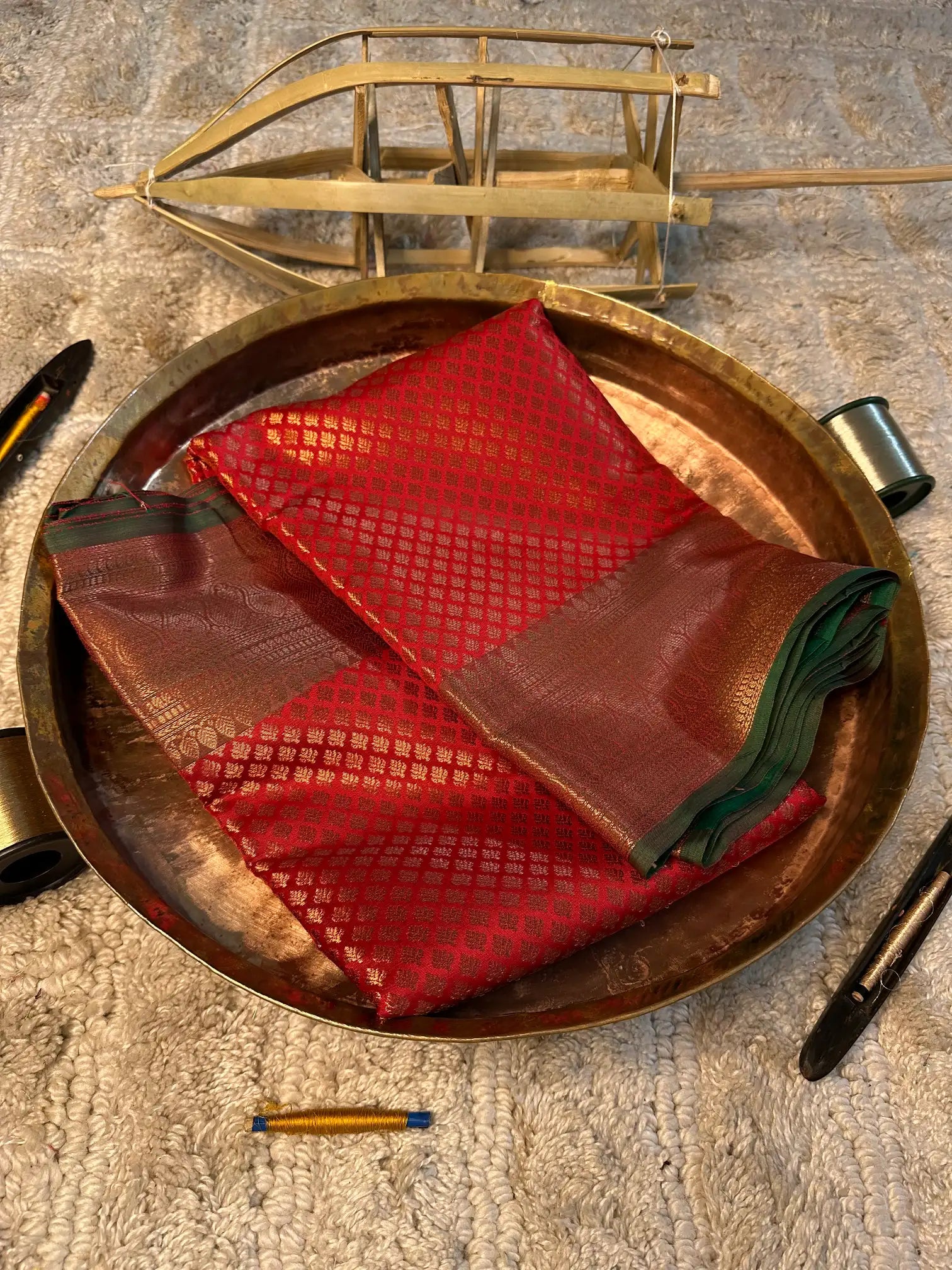 Eccentric zari weave Softsilk Banarasi saree