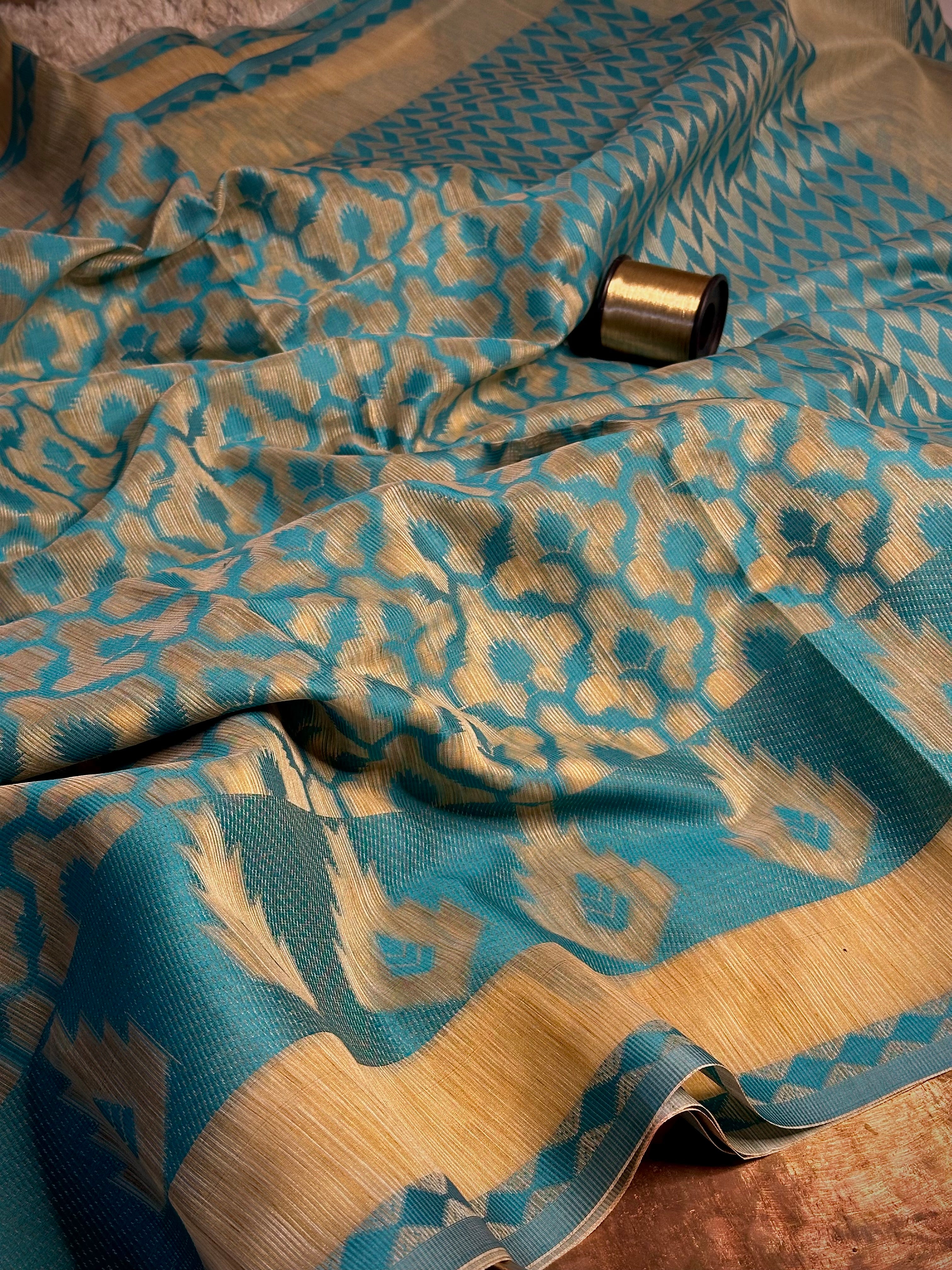 Light Tussar Soft Cotton Banarasi Saree