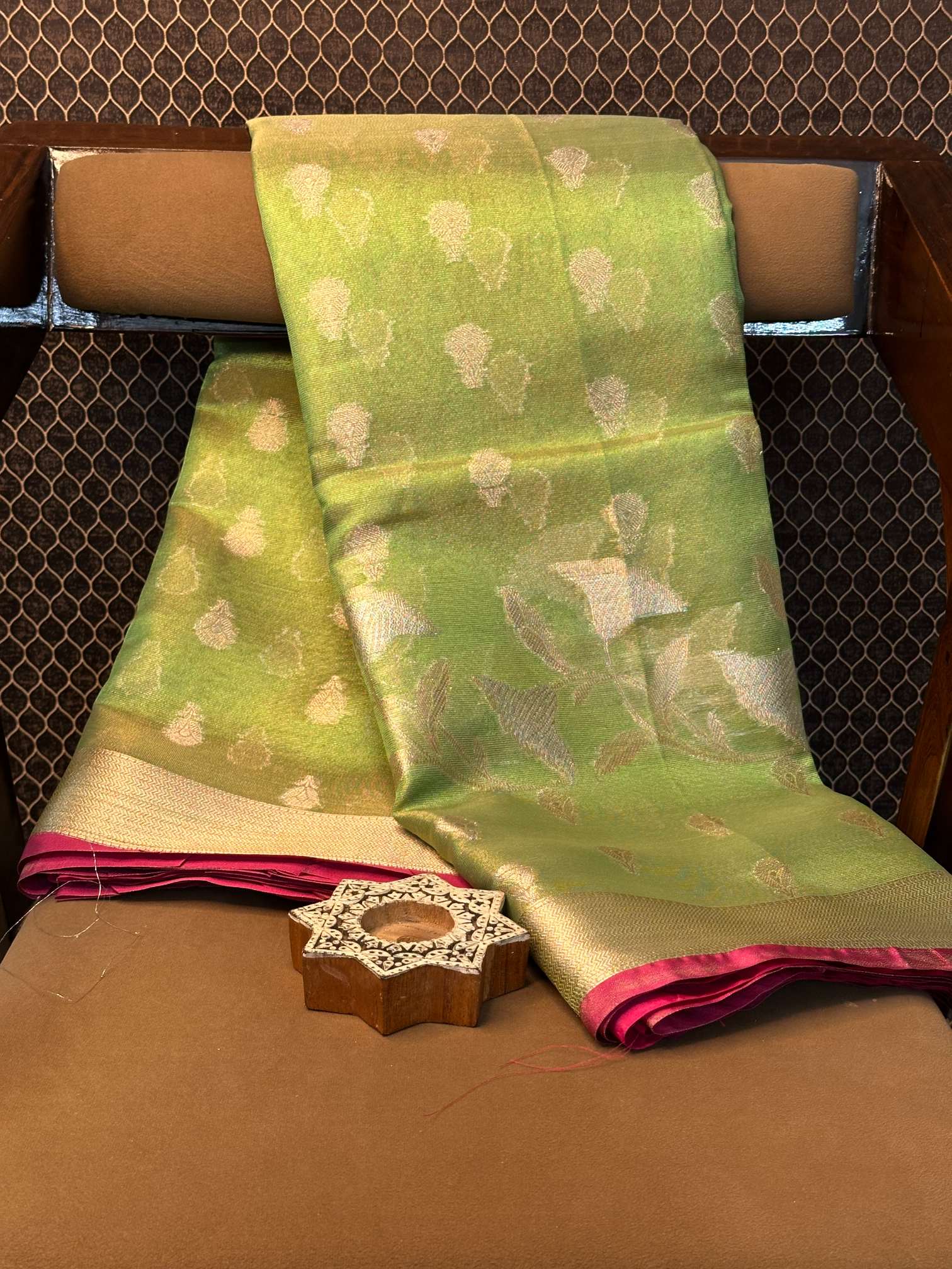 Eccentric zari weave Softsilk Banarasi saree