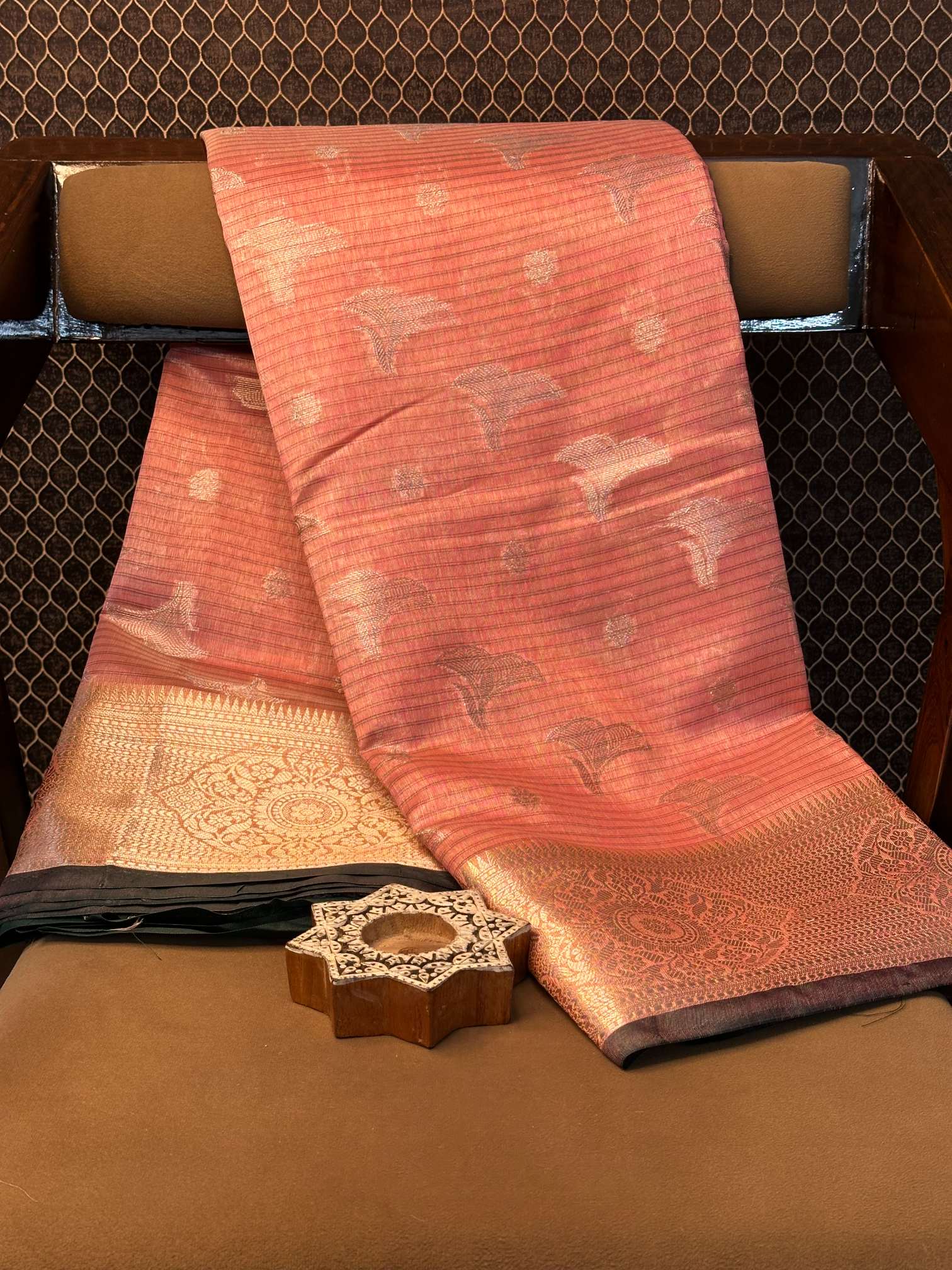 Eccentric zari weave Softsilk Banarasi saree