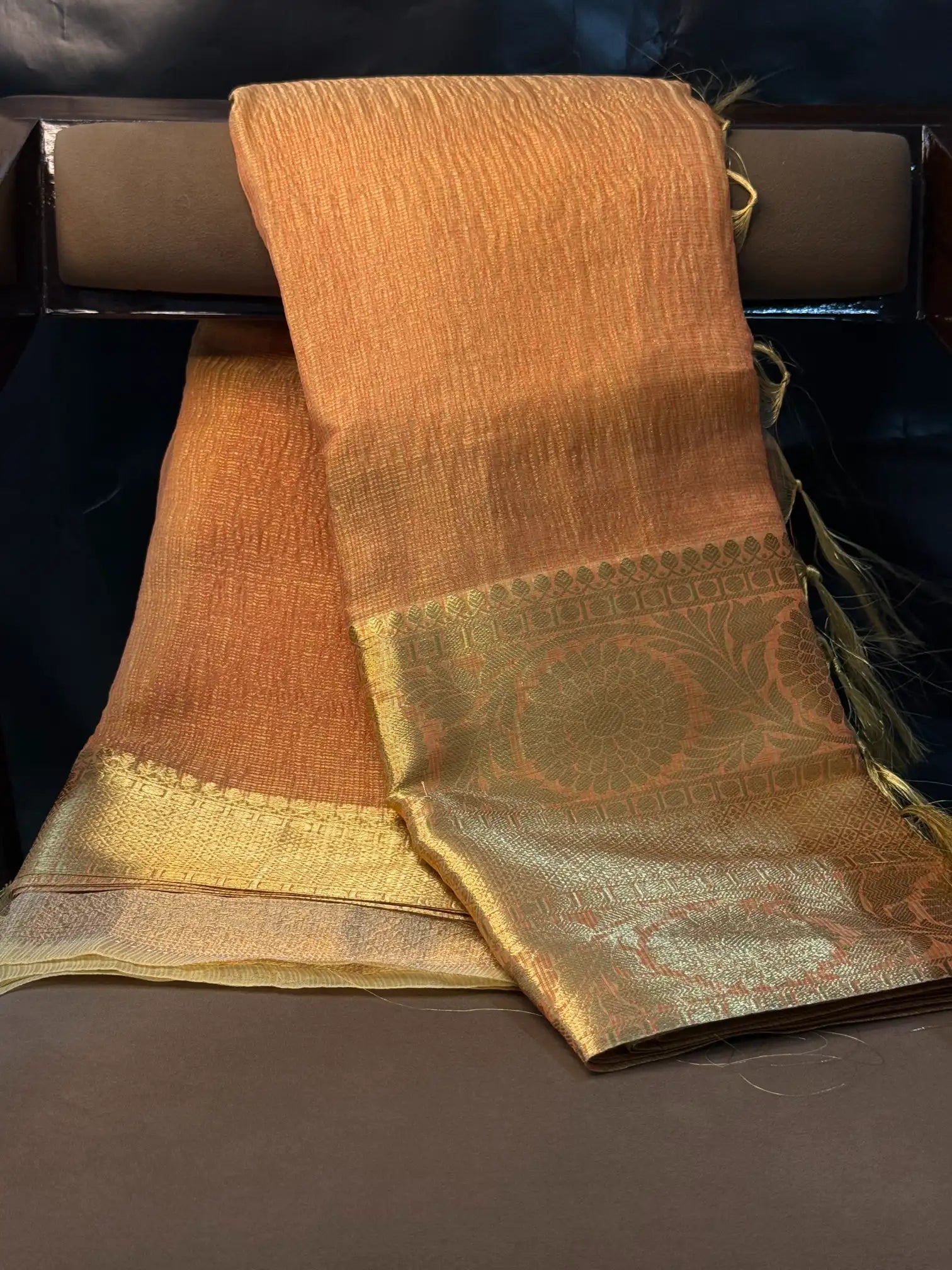 Contemporary weave Softsilk heritage Banarasi saree
