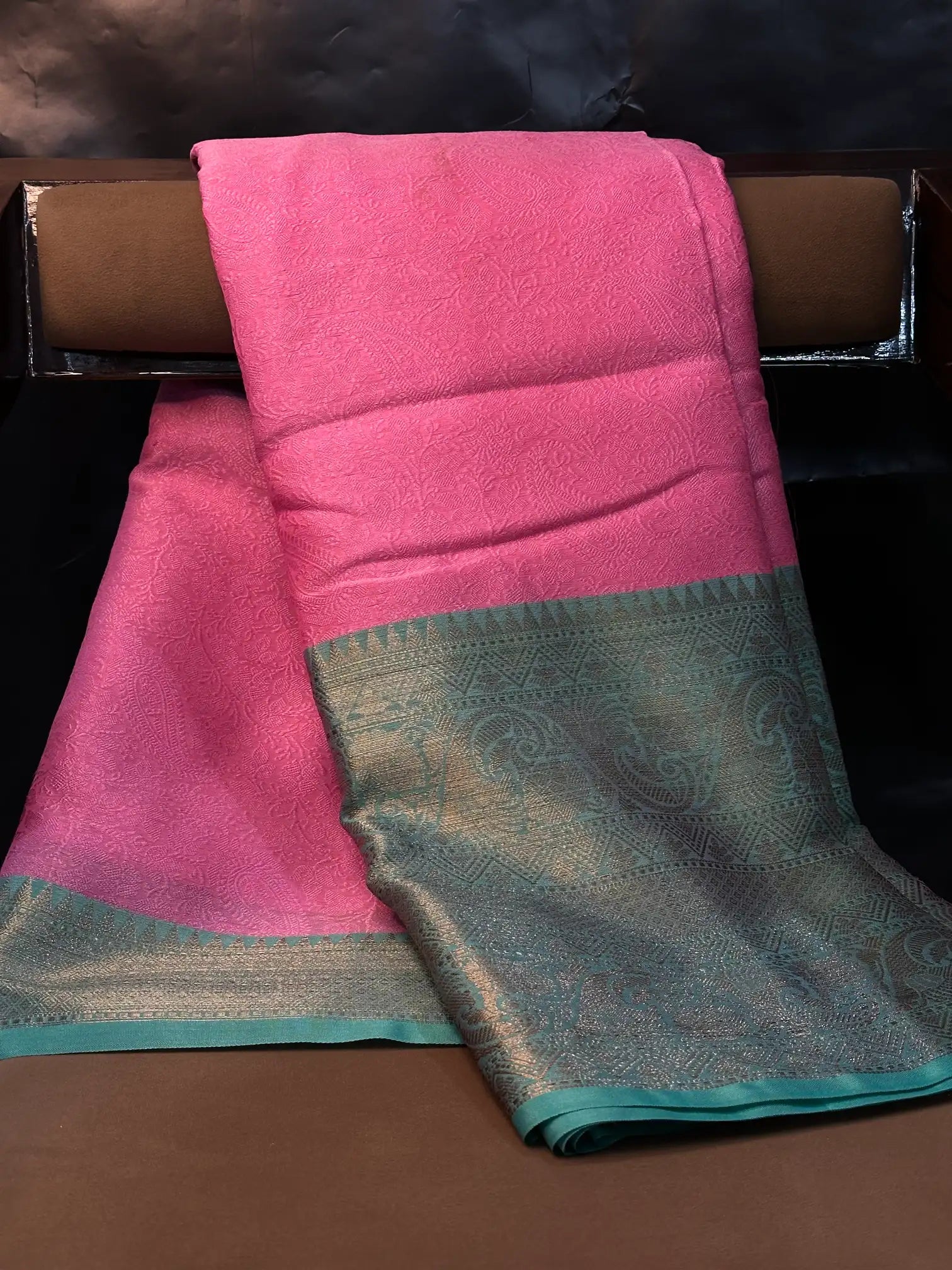 Contemporary weave Softsilk heritage Banarasi saree