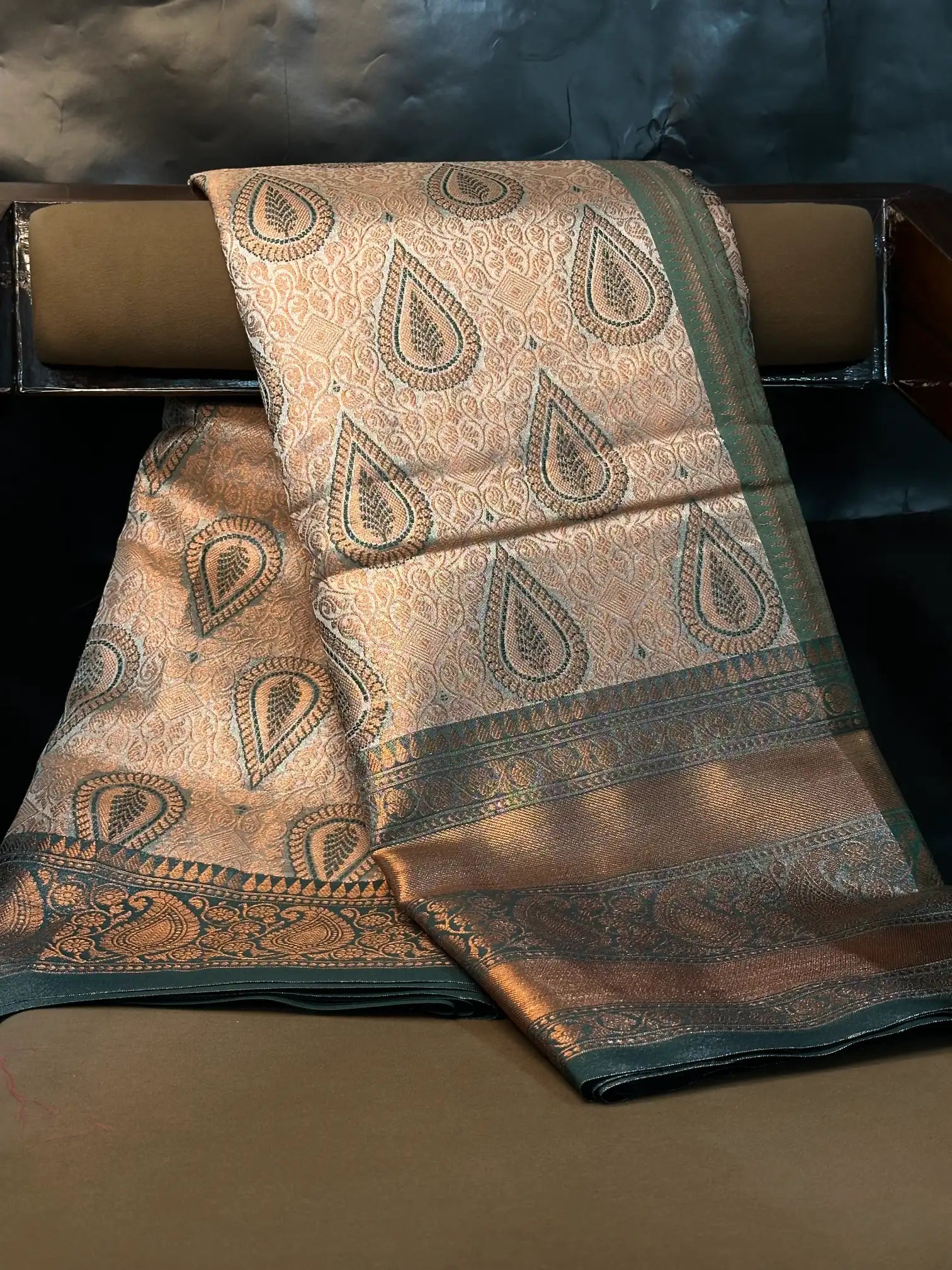 Traditional weave Softsilk Banarasi saree