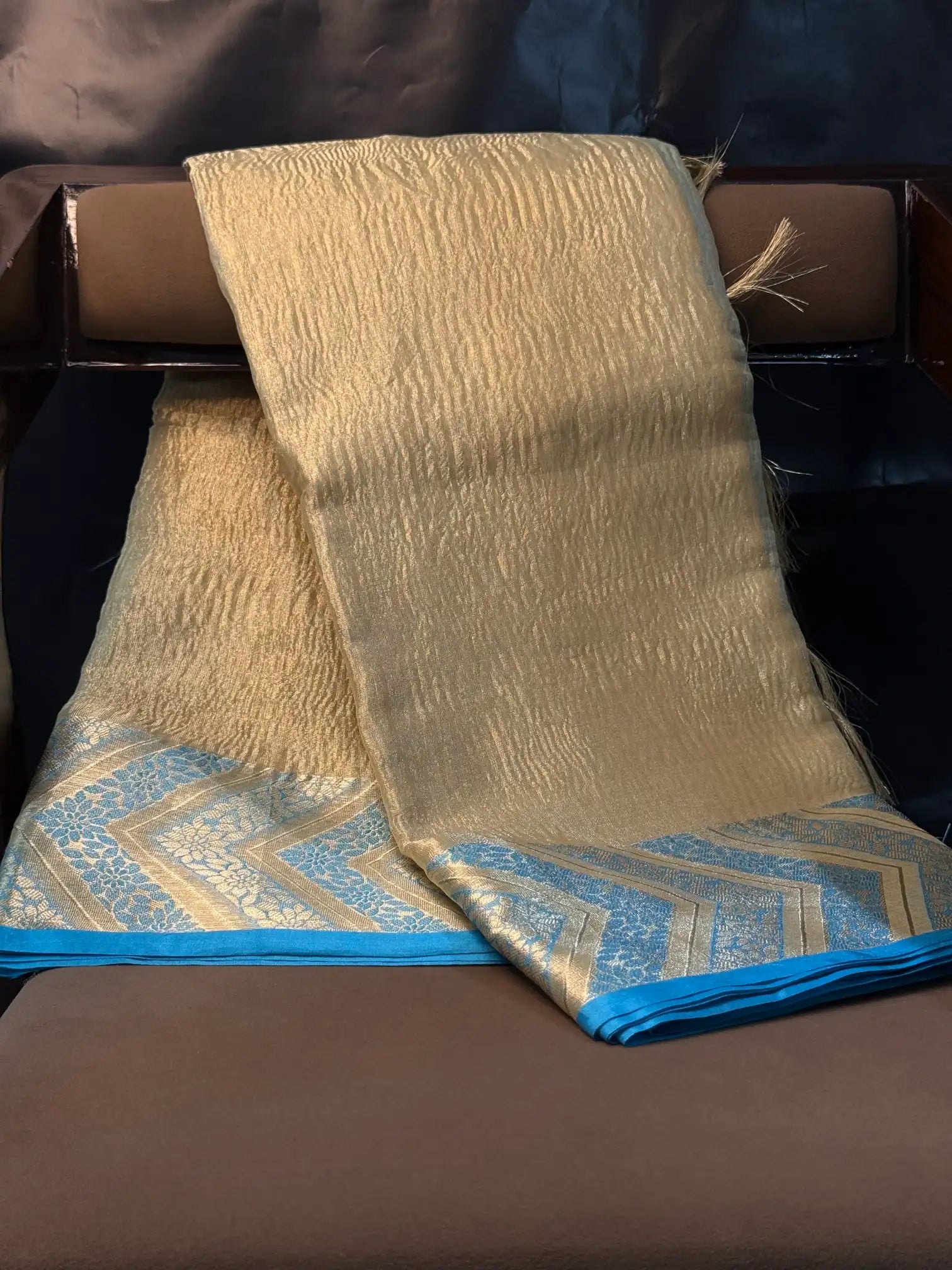 Contemporary weave Softsilk heritage Banarasi saree