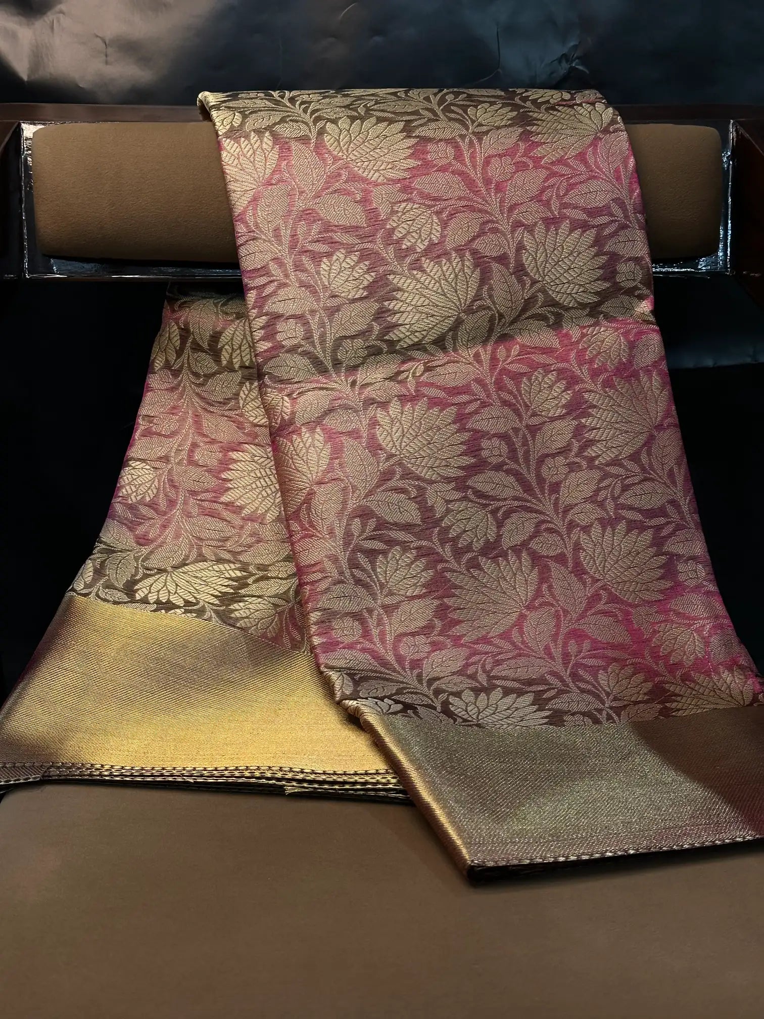 Traditional weave Softsilk Banarasi saree