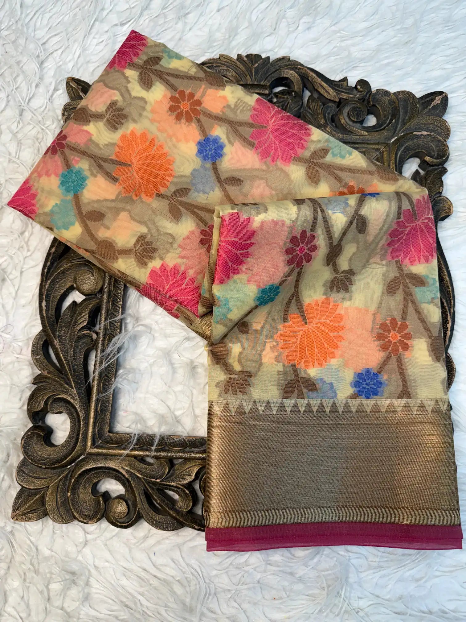 Traditional Weave Softsilk Banarasi Saree