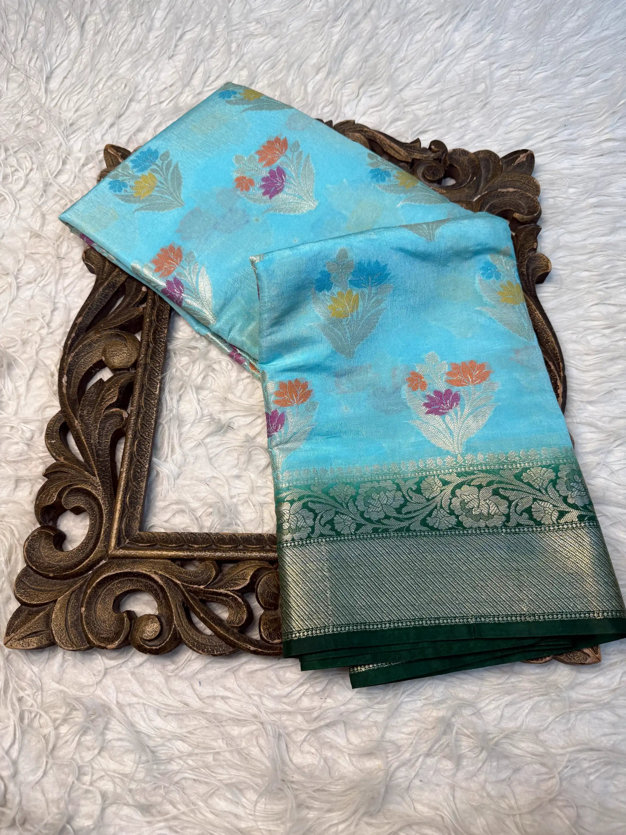 Contemporary Weave Softsilk Heritage Banarasi Saree