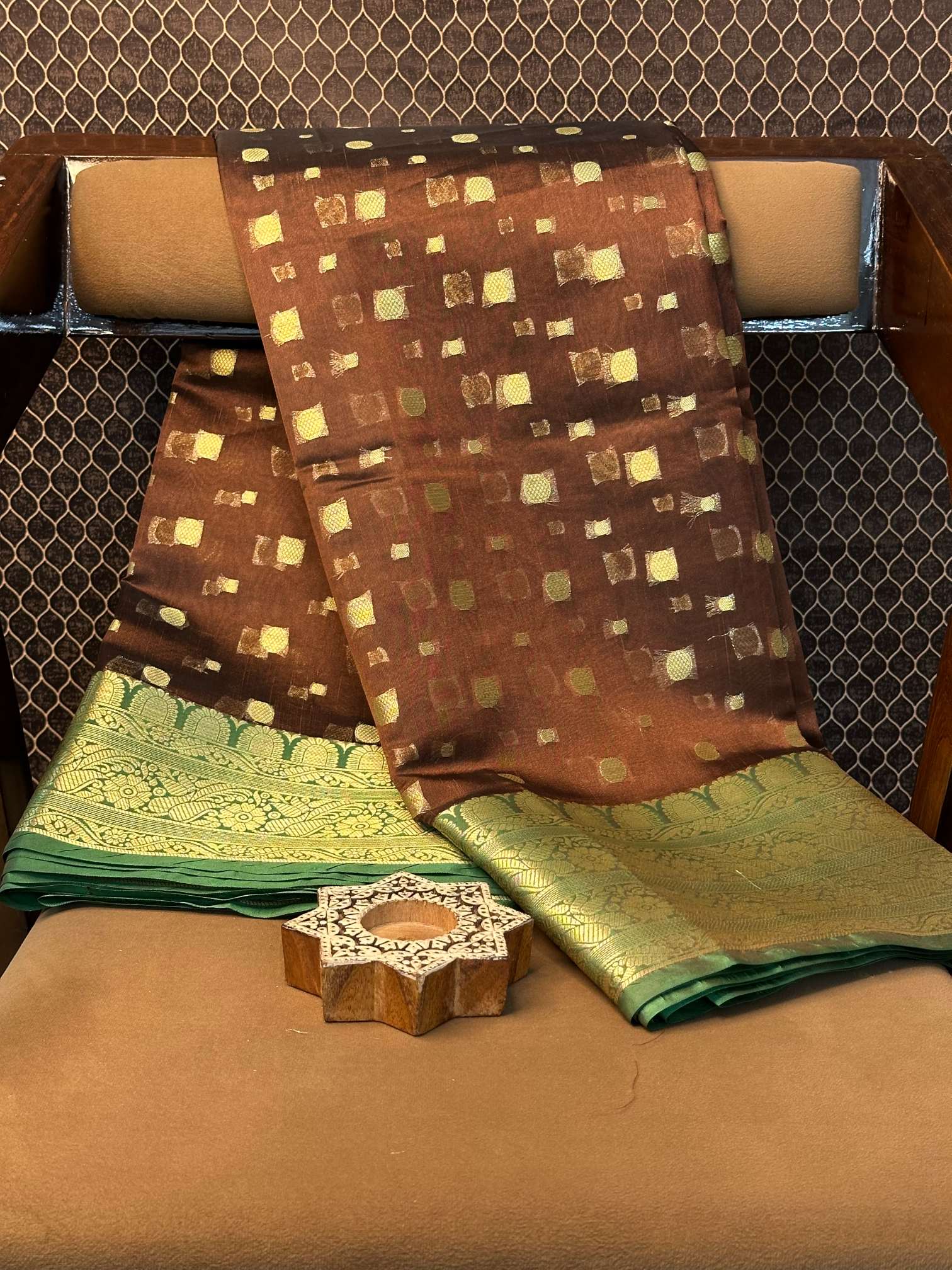Eccentric zari weave Softsilk Banarasi saree