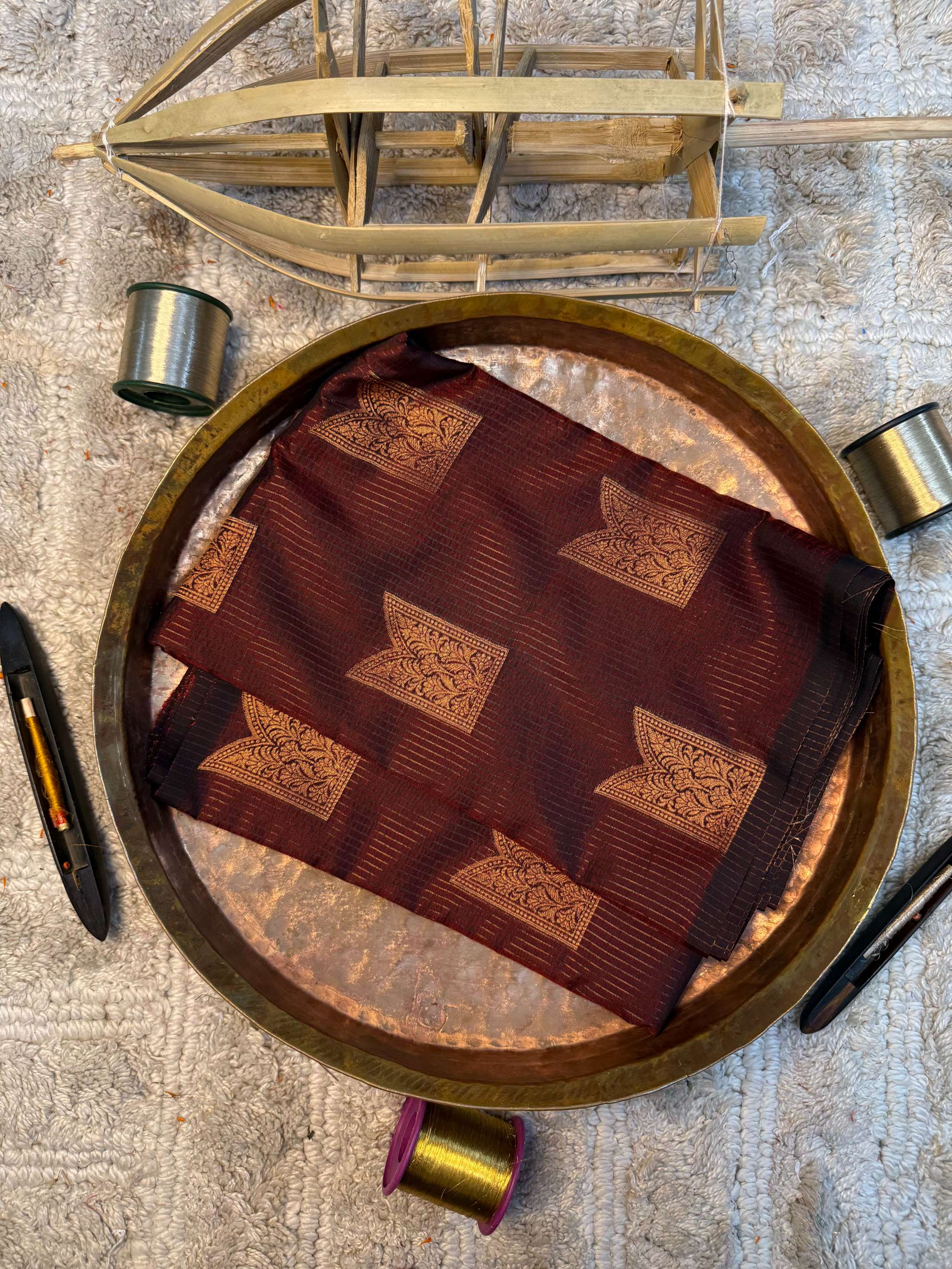 Eccentric zari weave Softsilk Heritage Banarasi saree