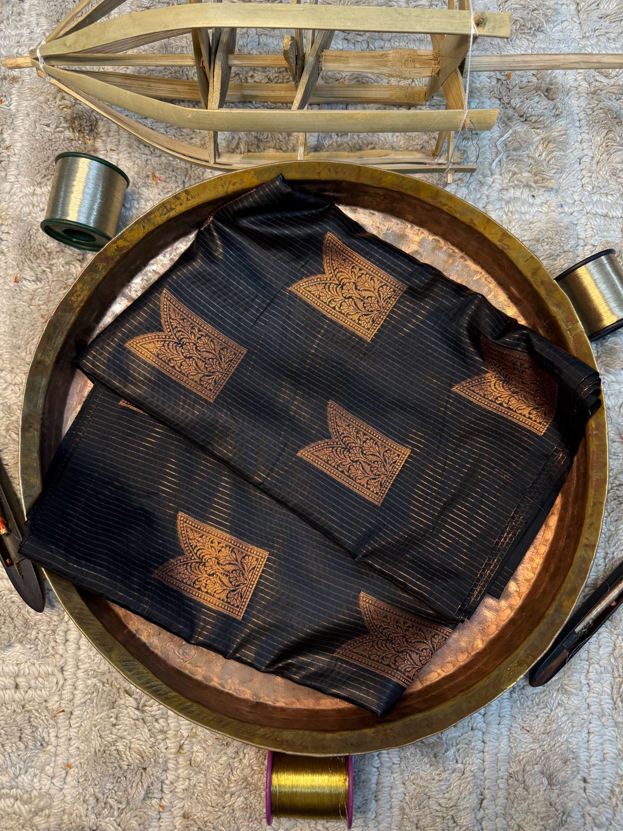 Eccentric zari weave Softsilk Heritage Banarasi saree