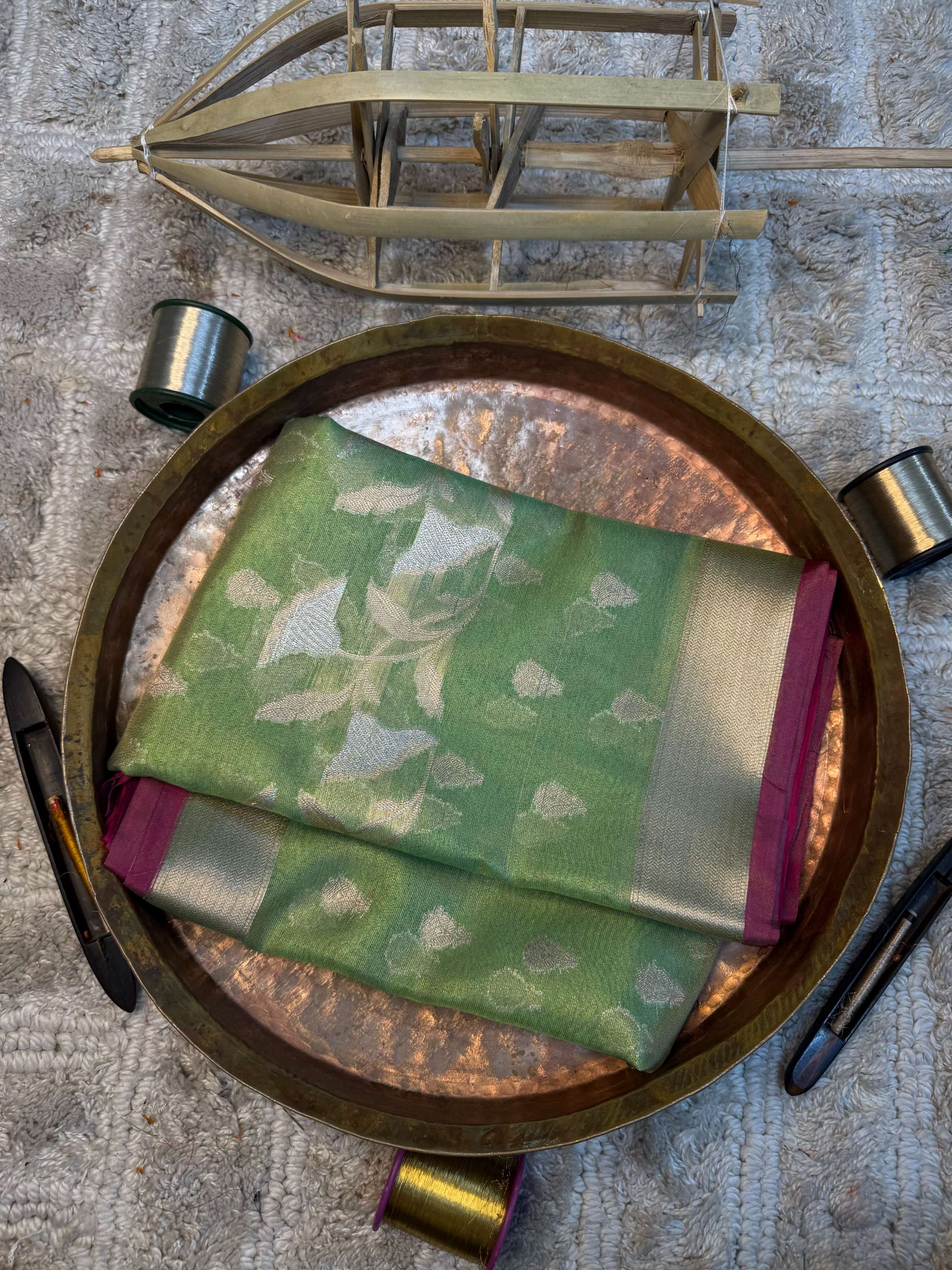 Eccentric zari weave Softsilk Heritage Banarasi saree