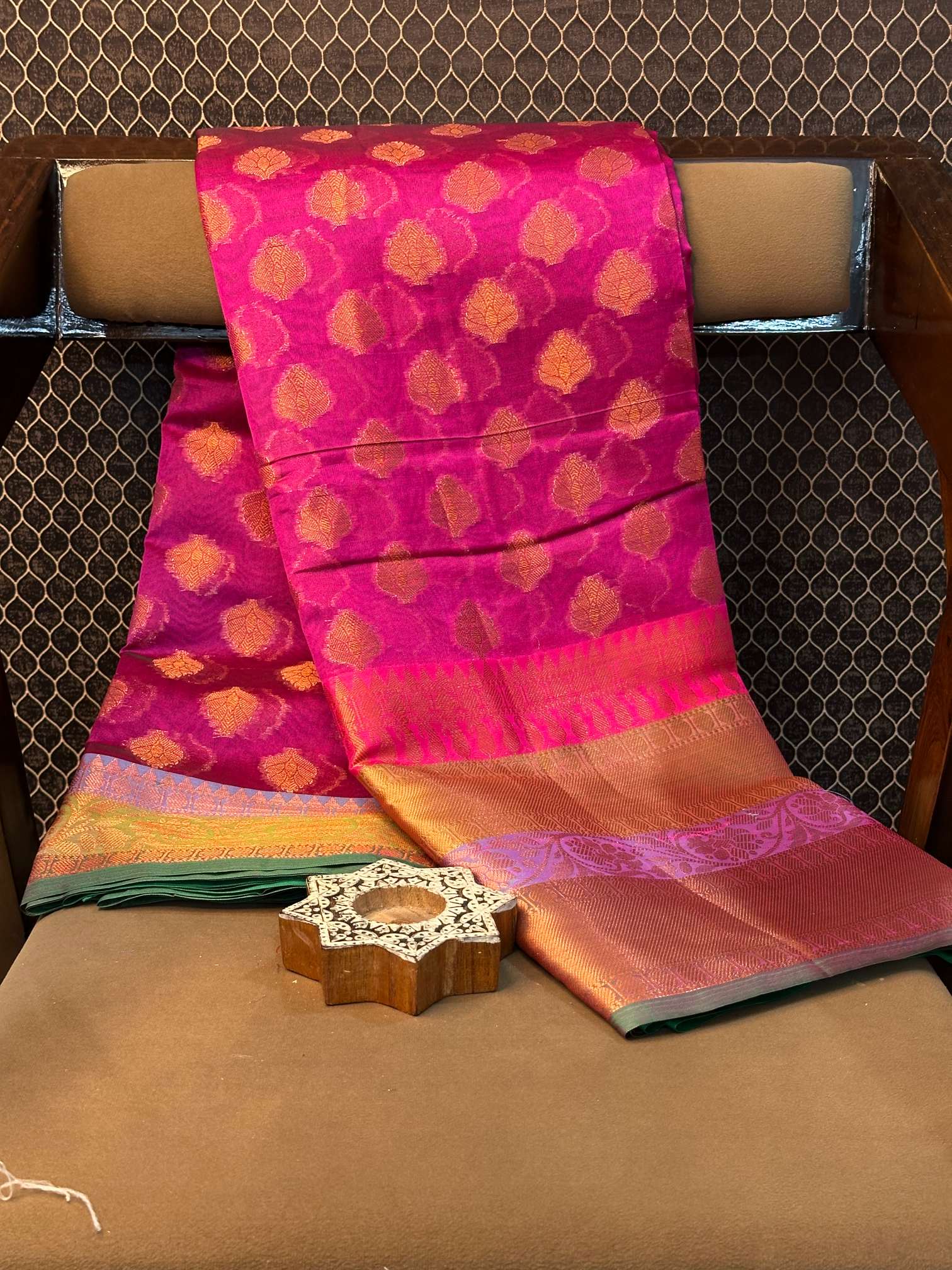 Handpicked Softsilk Heritage Banarasi Saree