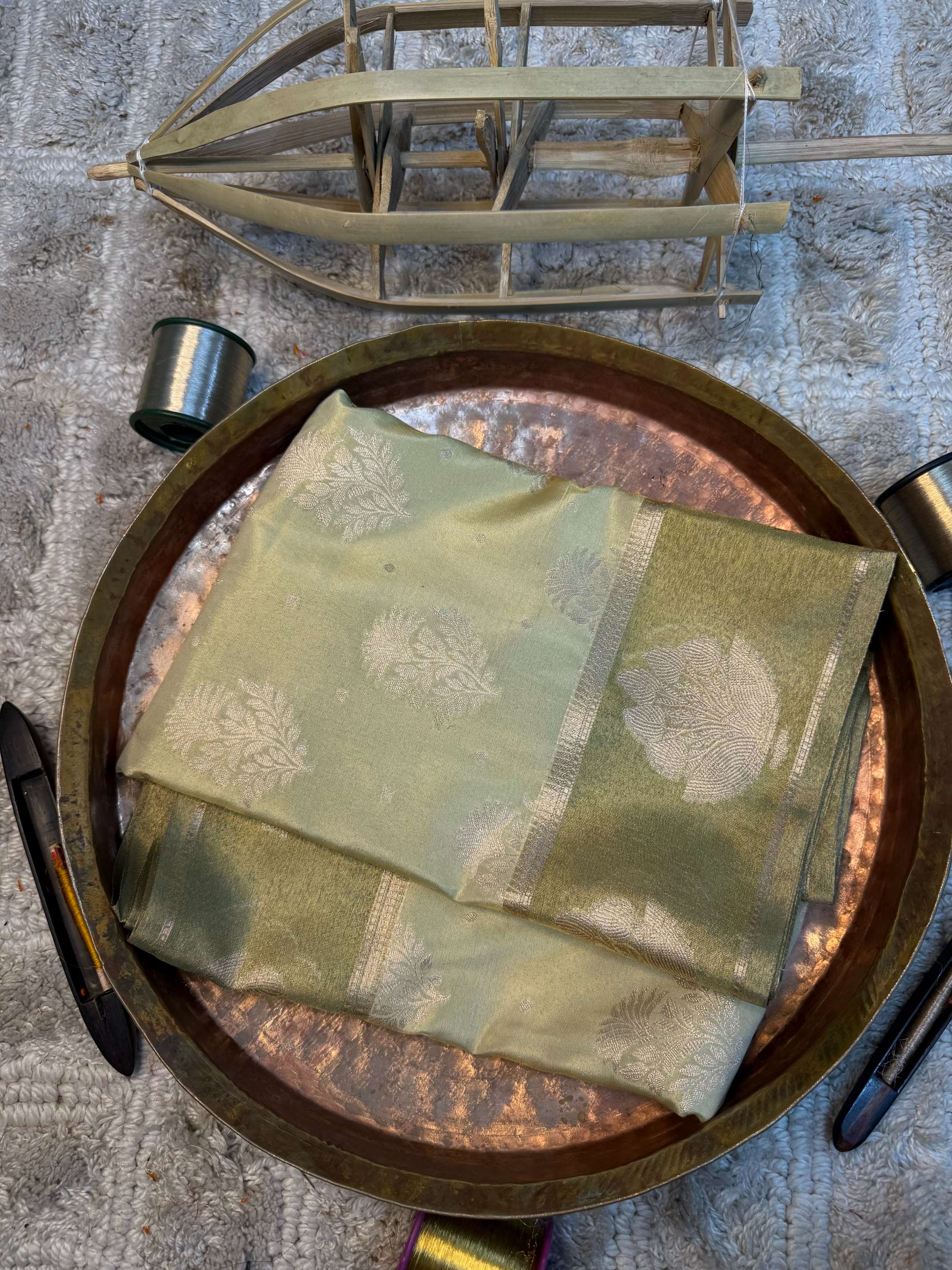 Eccentric zari weave Softsilk Banarasi saree