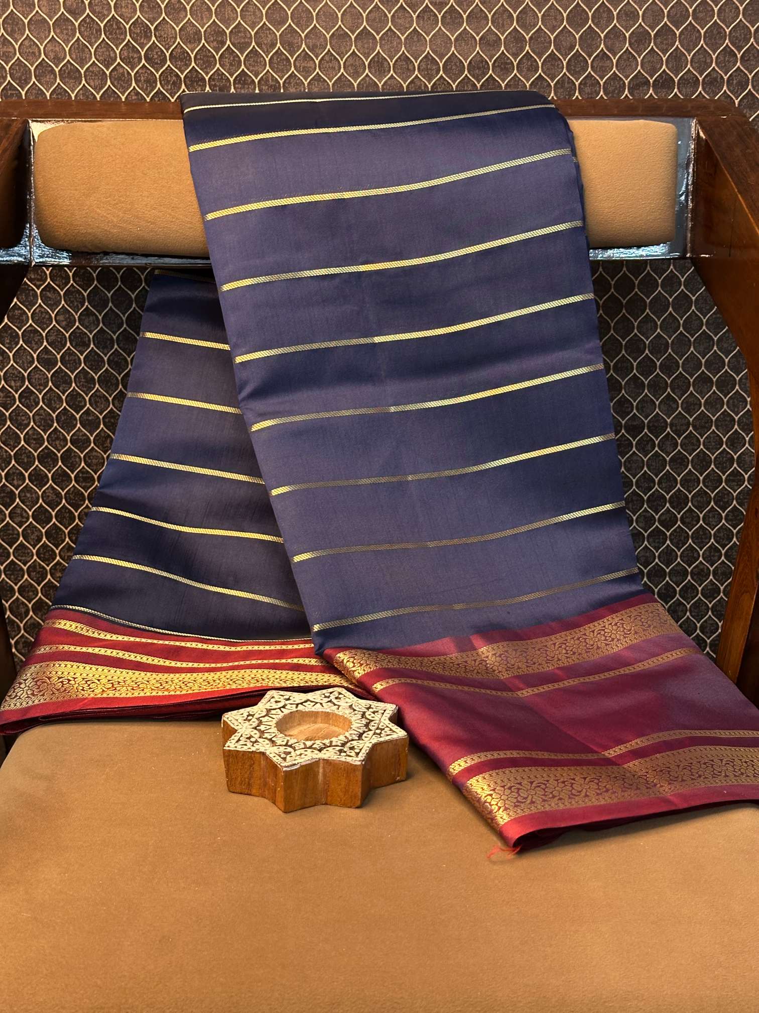 Eccentric zari weave Softsilk Banarasi saree