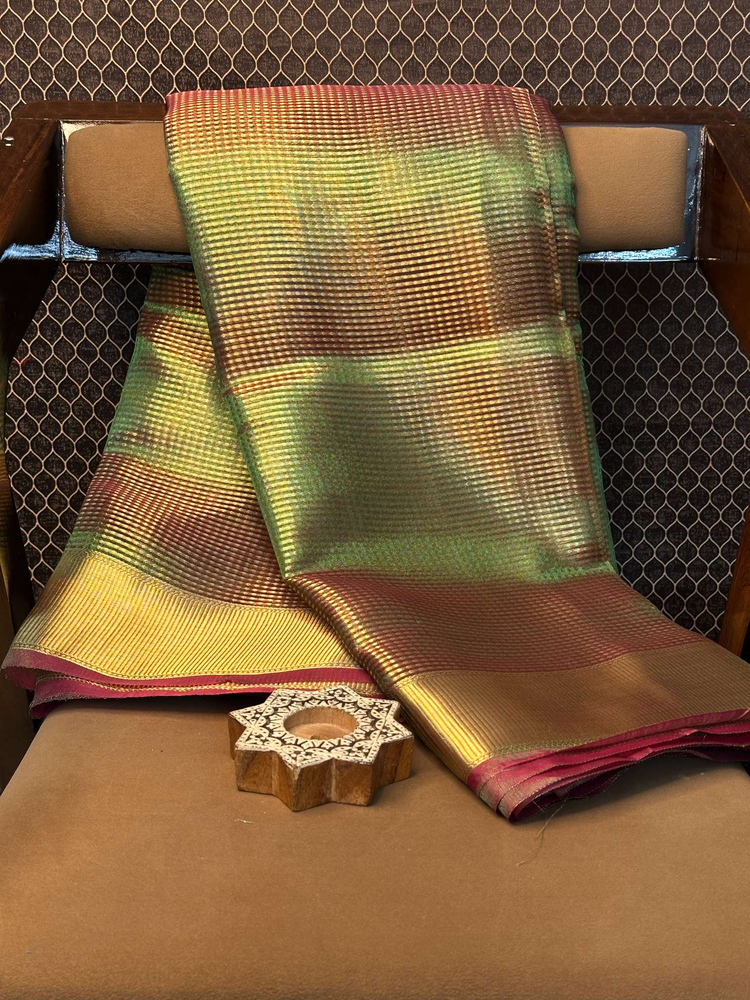 Eccentric zari weave Softsilk Heritage Banarasi saree