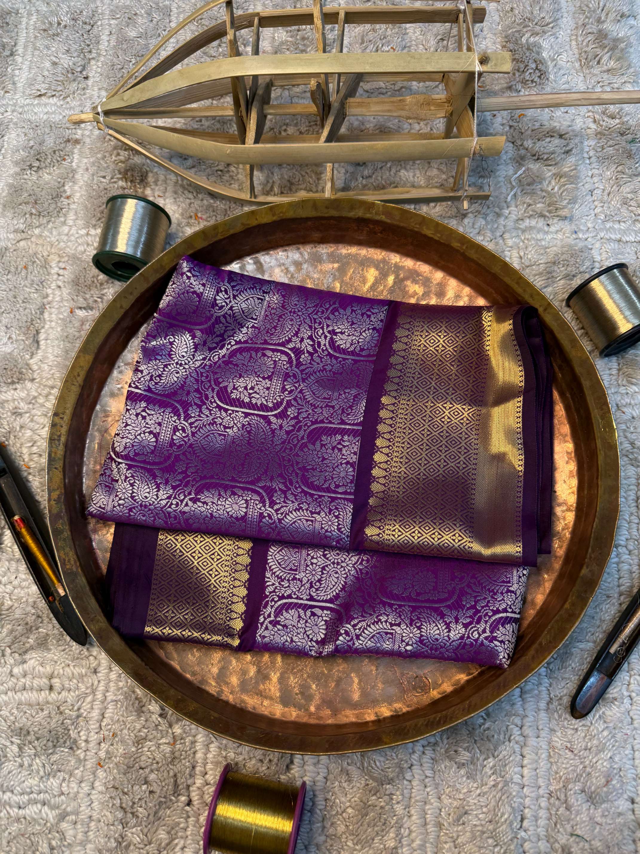 Eccentric zari weave Softsilk Banarasi saree