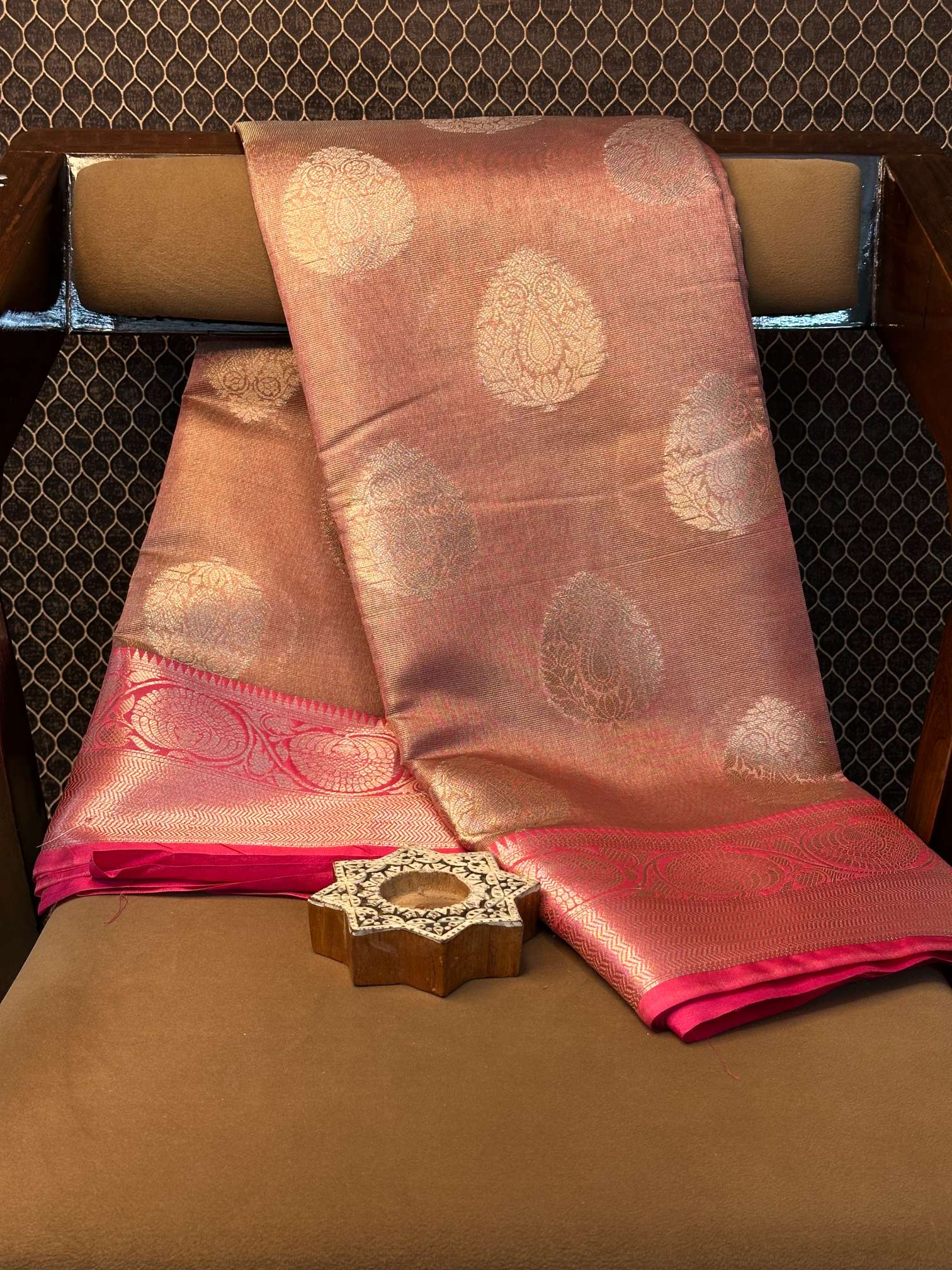Eccentric zari weave Softsilk Banarasi saree