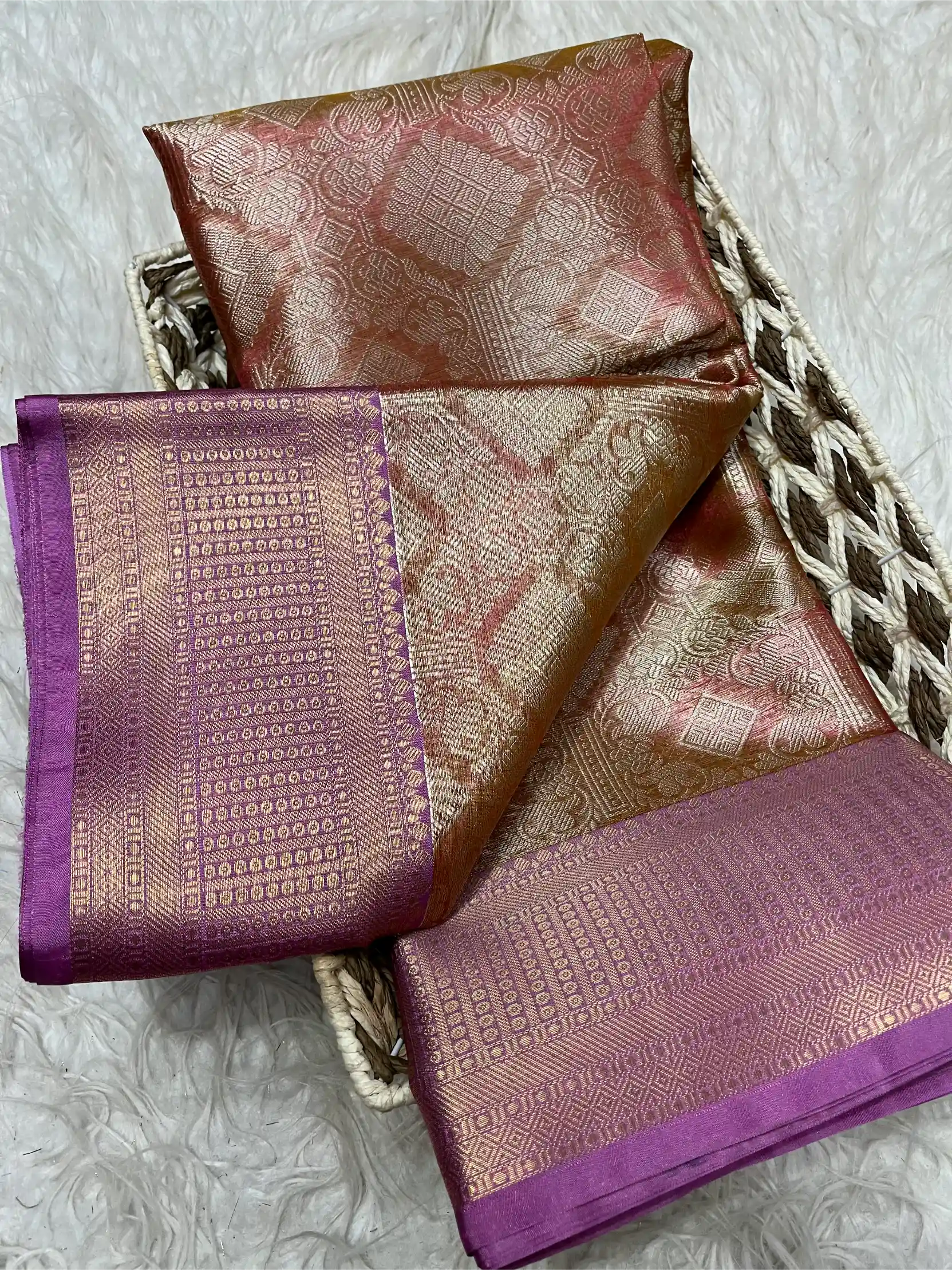 Beautiful Traditional Softsilk Embossed Weave Banarasi Saree