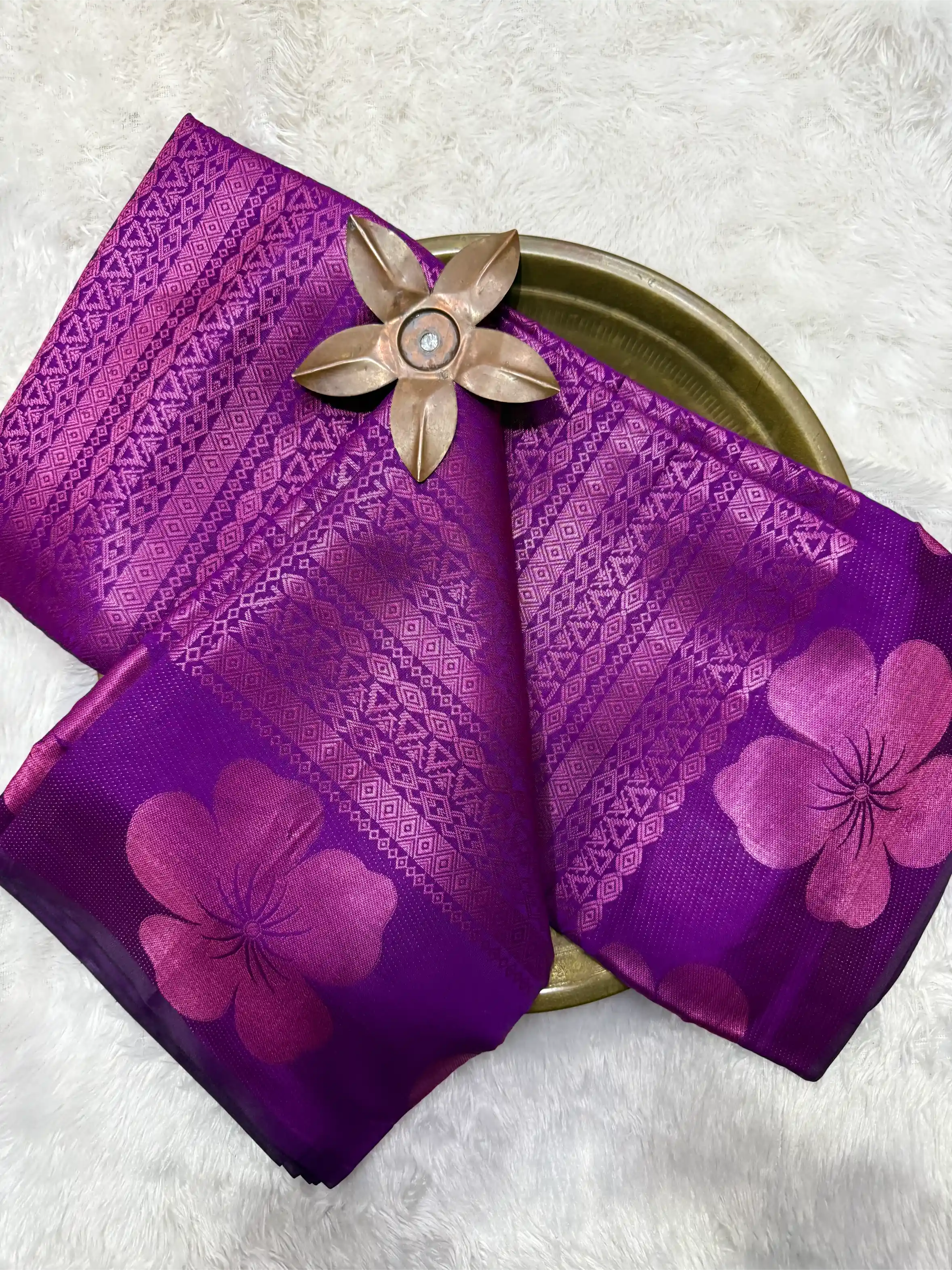 Beautiful Traditional Softsilk Embossed Weave Banarasi Saree