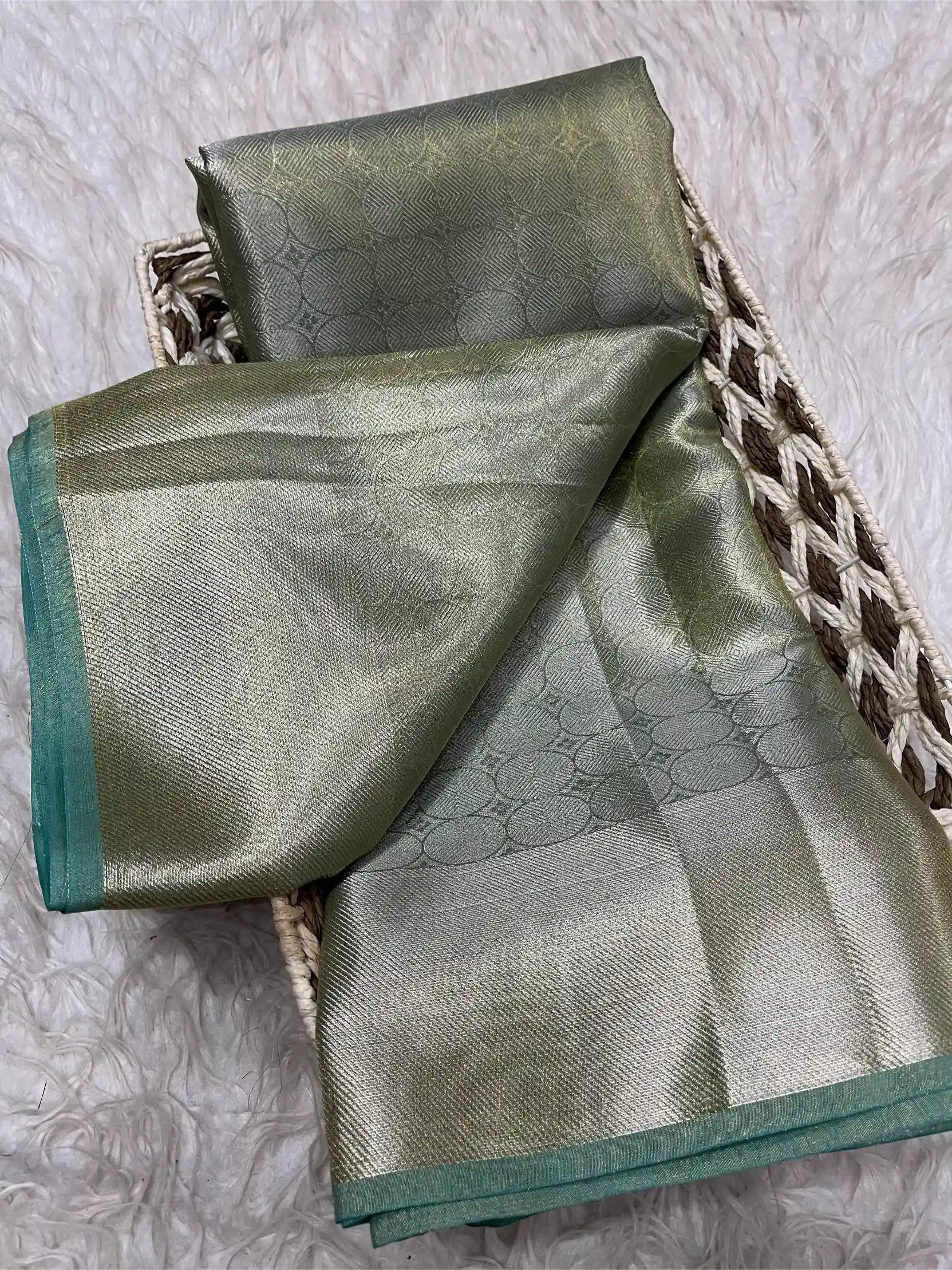 Beautiful Traditional Softsilk Embossed Weave Banarasi Saree