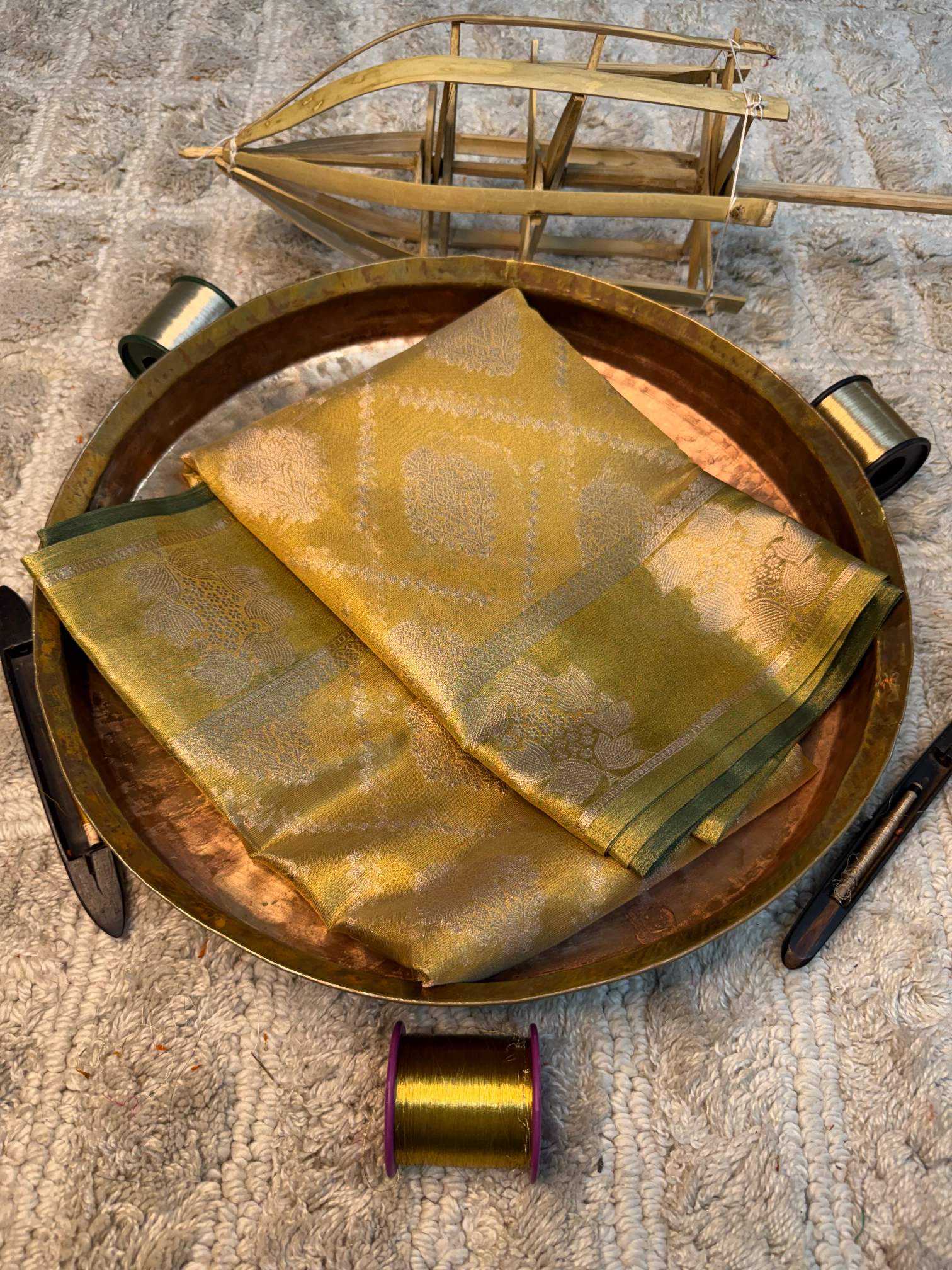 Eccentric zari weave Softsilk Banarasi saree