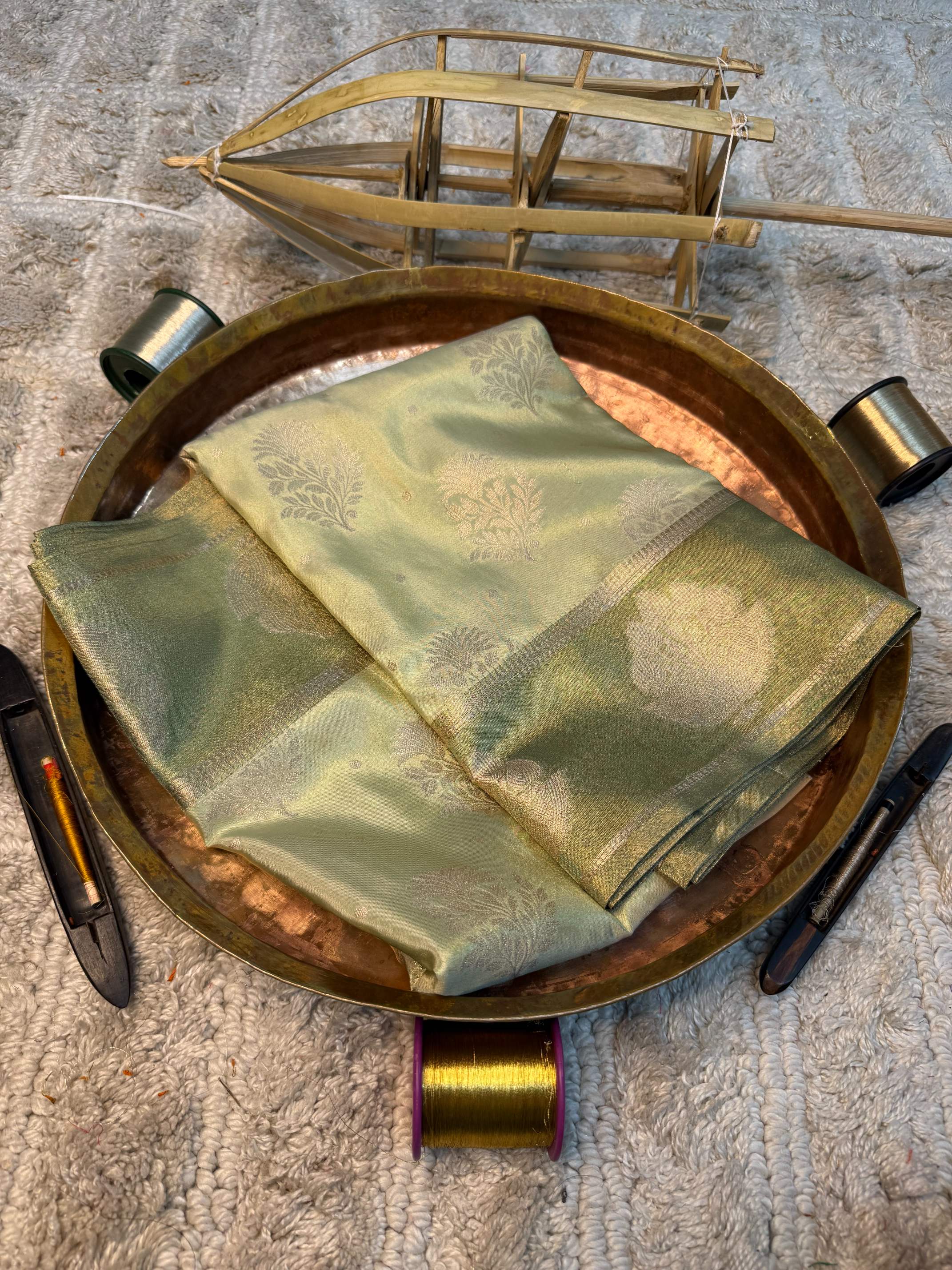 Eccentric zari weave Softsilk Banarasi saree