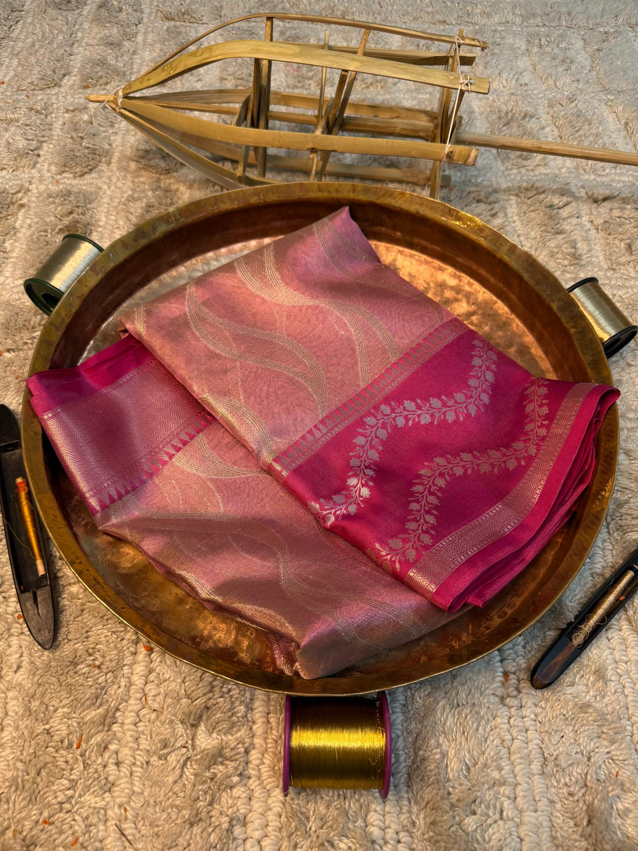 Eccentric zari weave Softsilk Heritage Banarasi saree