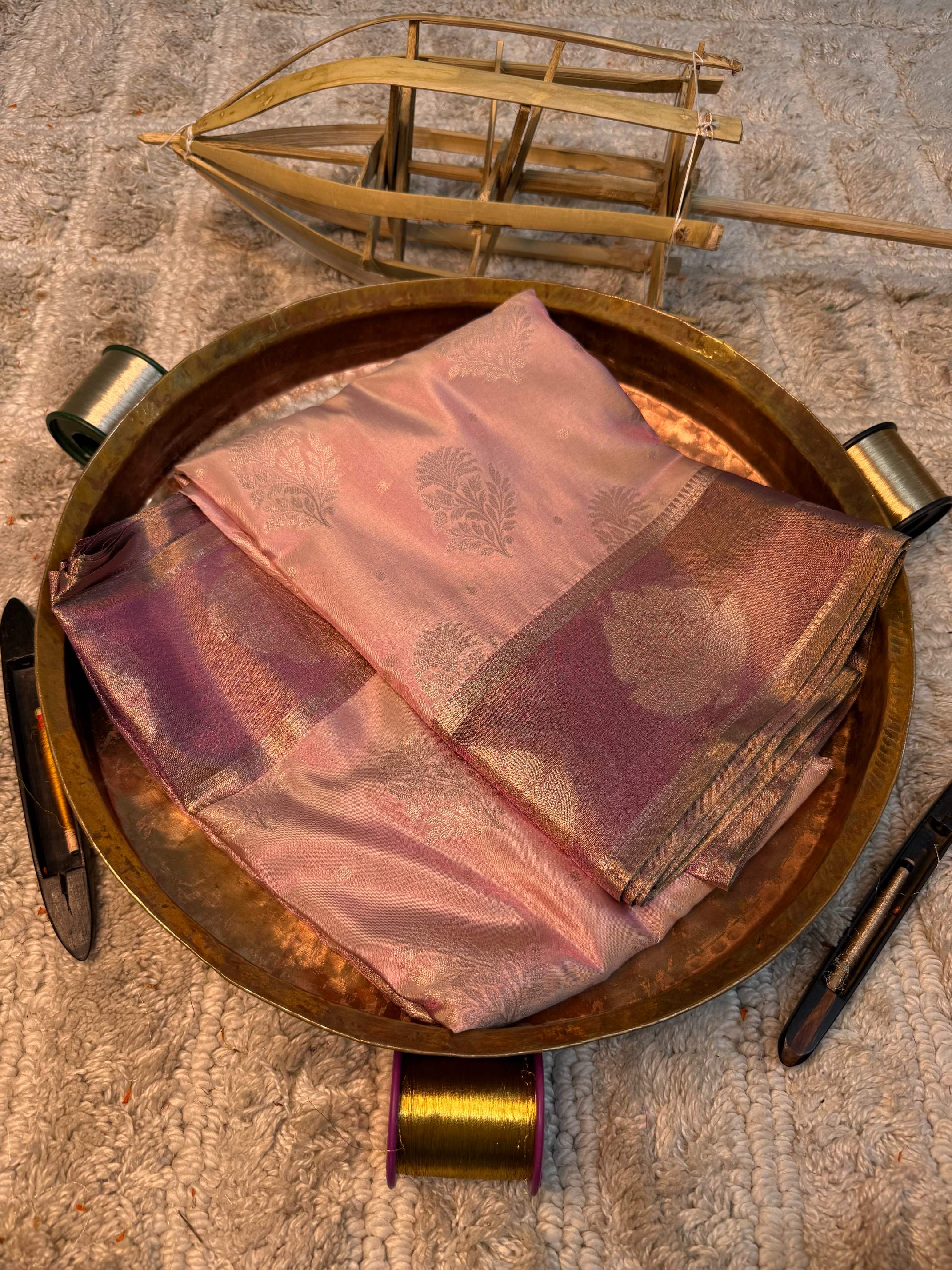 Eccentric zari weave Softsilk Banarasi saree