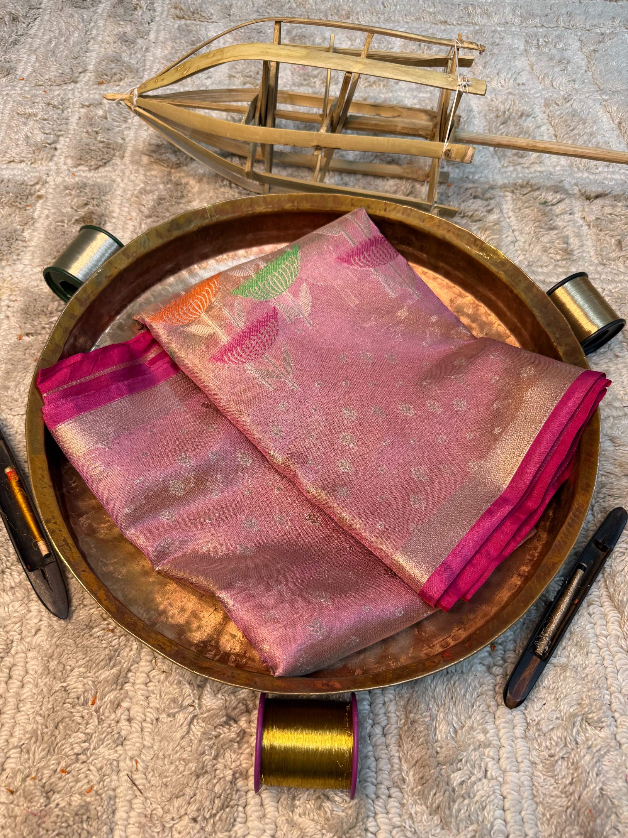 Eccentric zari weave Softsilk Heritage Banarasi saree