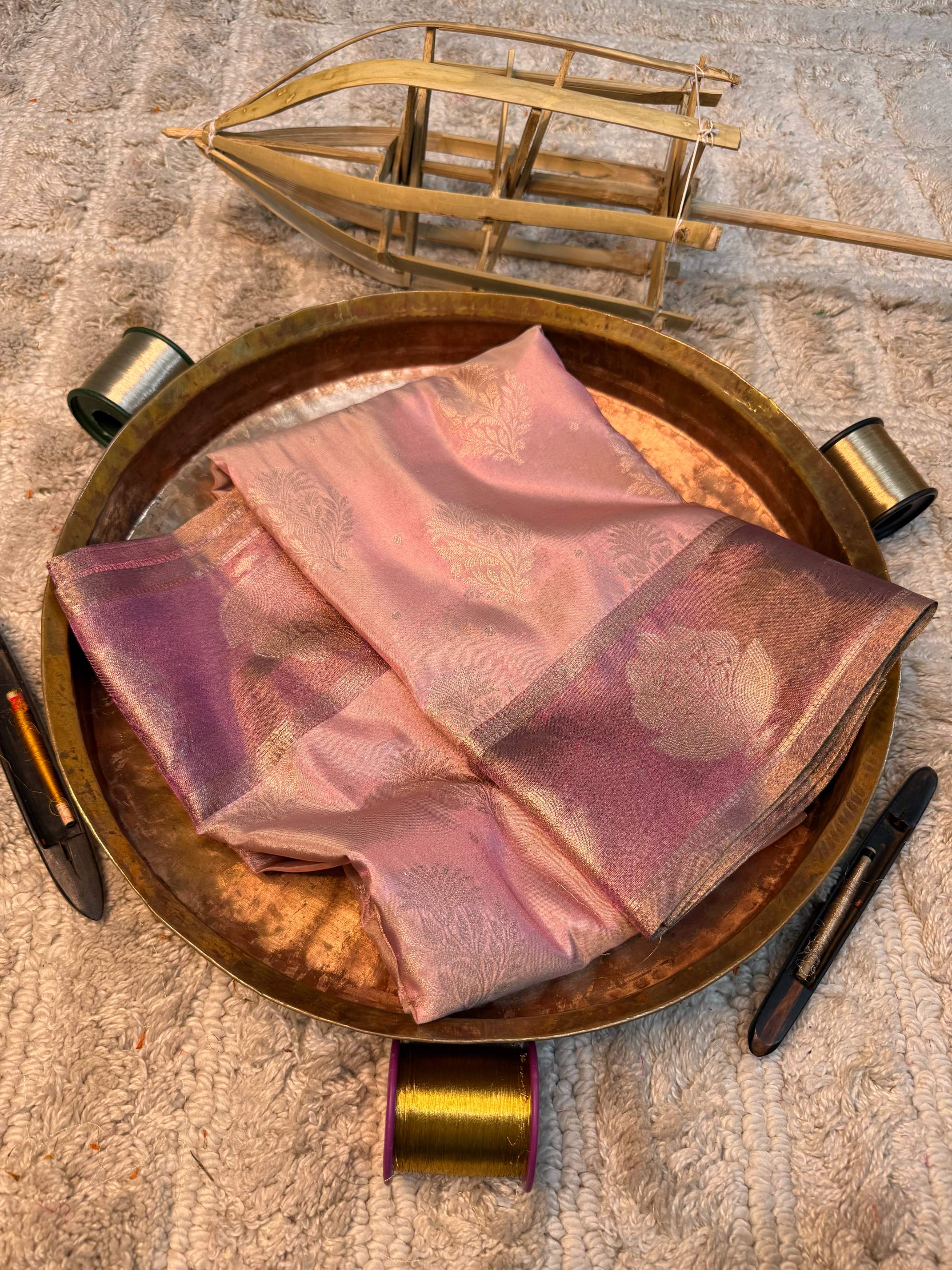Eccentric zari weave Softsilk Banarasi saree