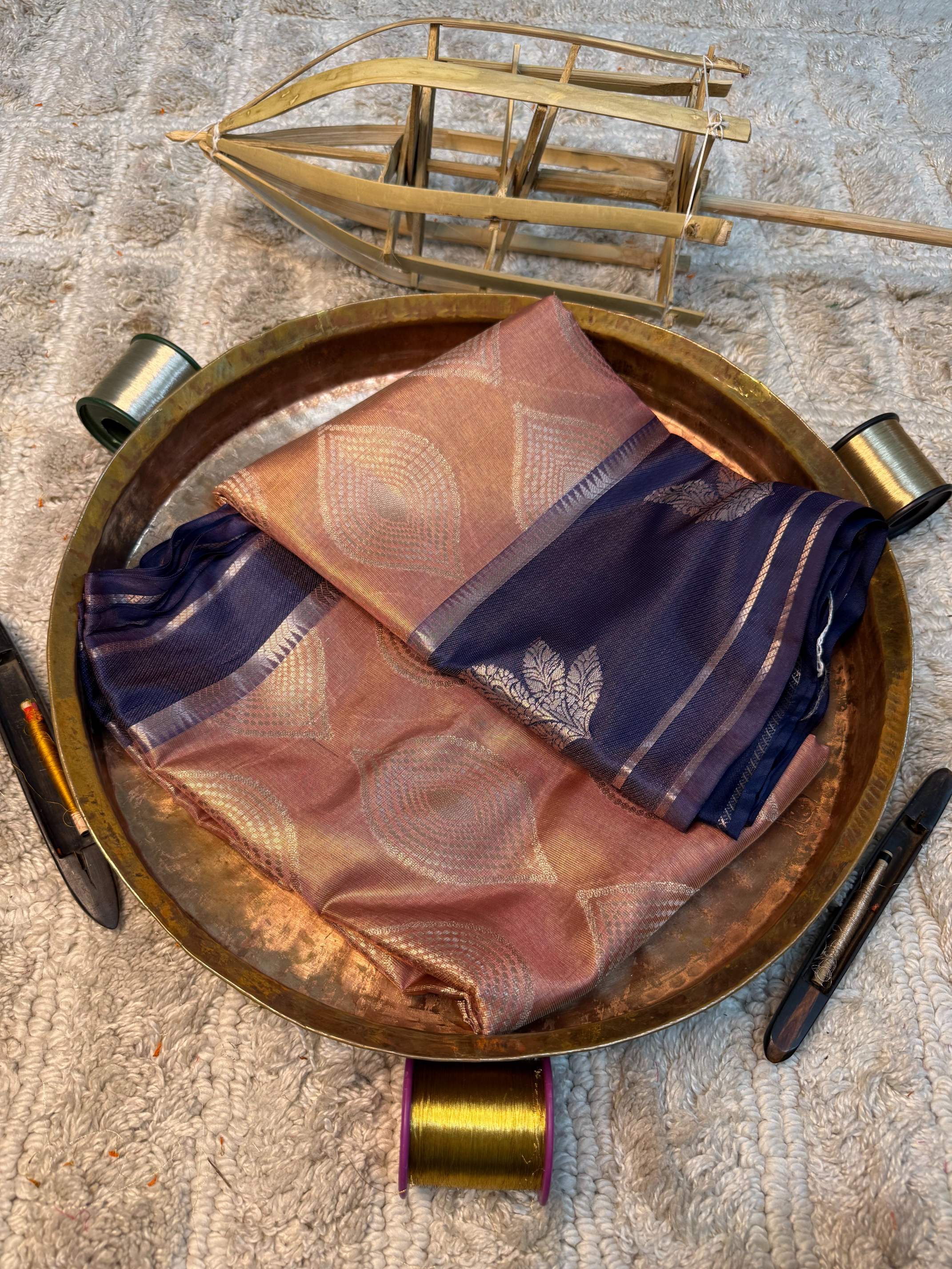 Eccentric zari weave Softsilk Banarasi saree