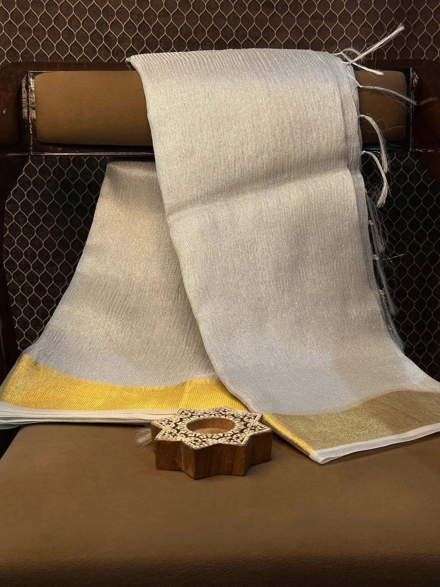 Contemporary weave Softsilk heritage Banarasi saree
