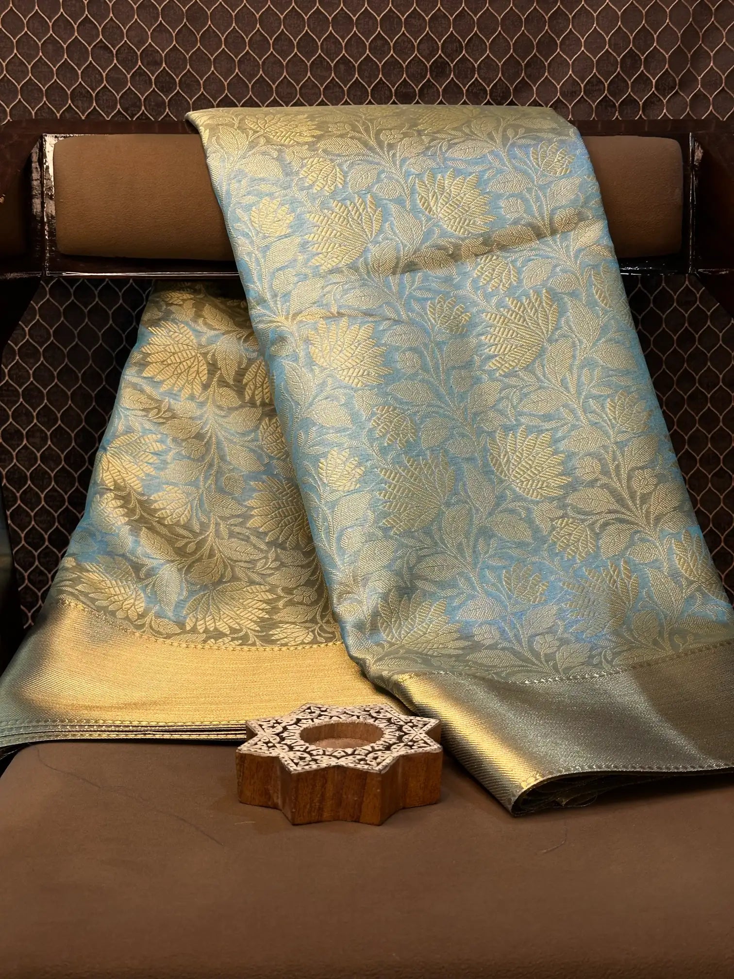Contemporary weave Softsilk heritage Banarasi saree