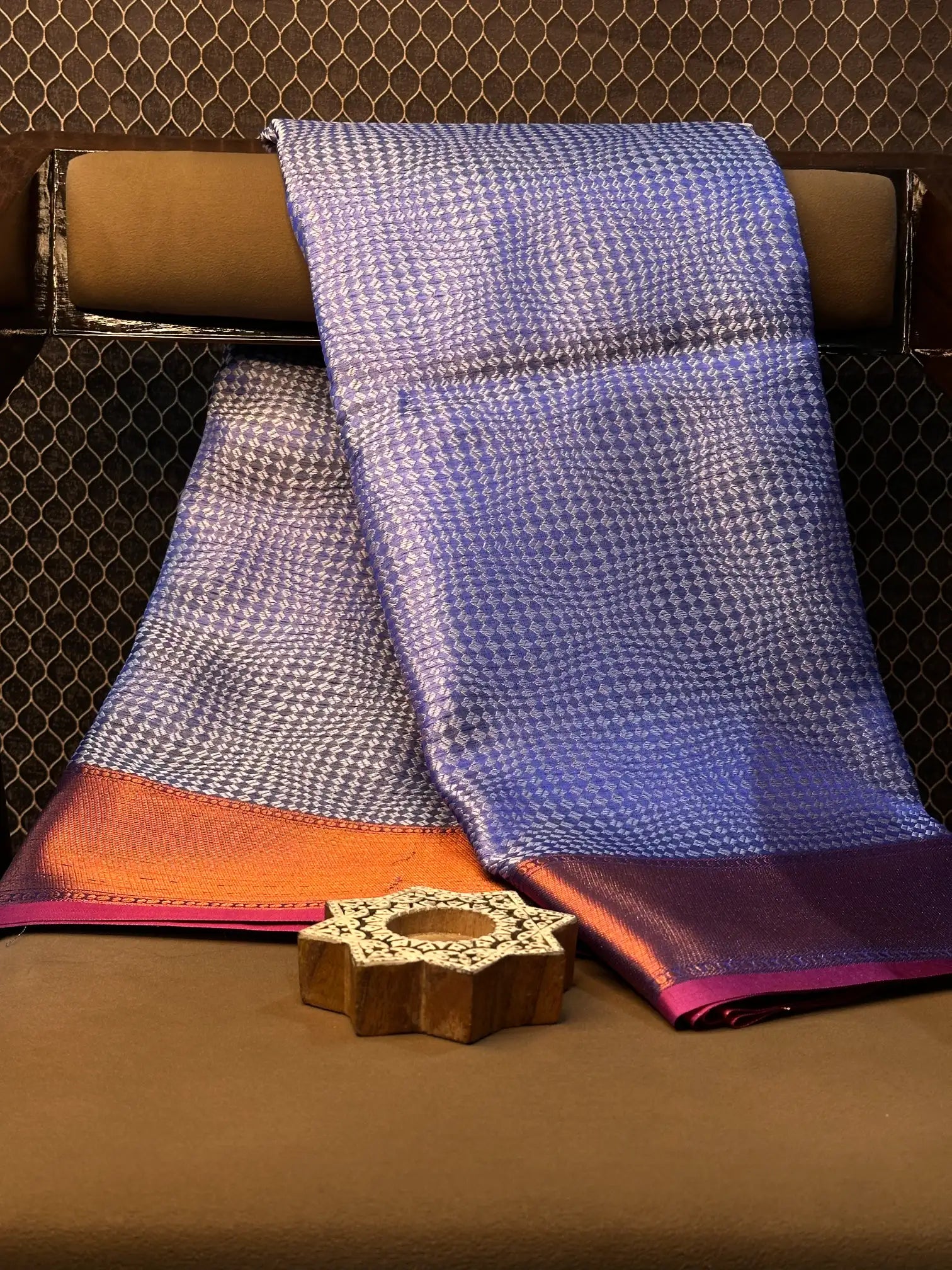 Contemporary weave Softsilk heritage Banarasi saree