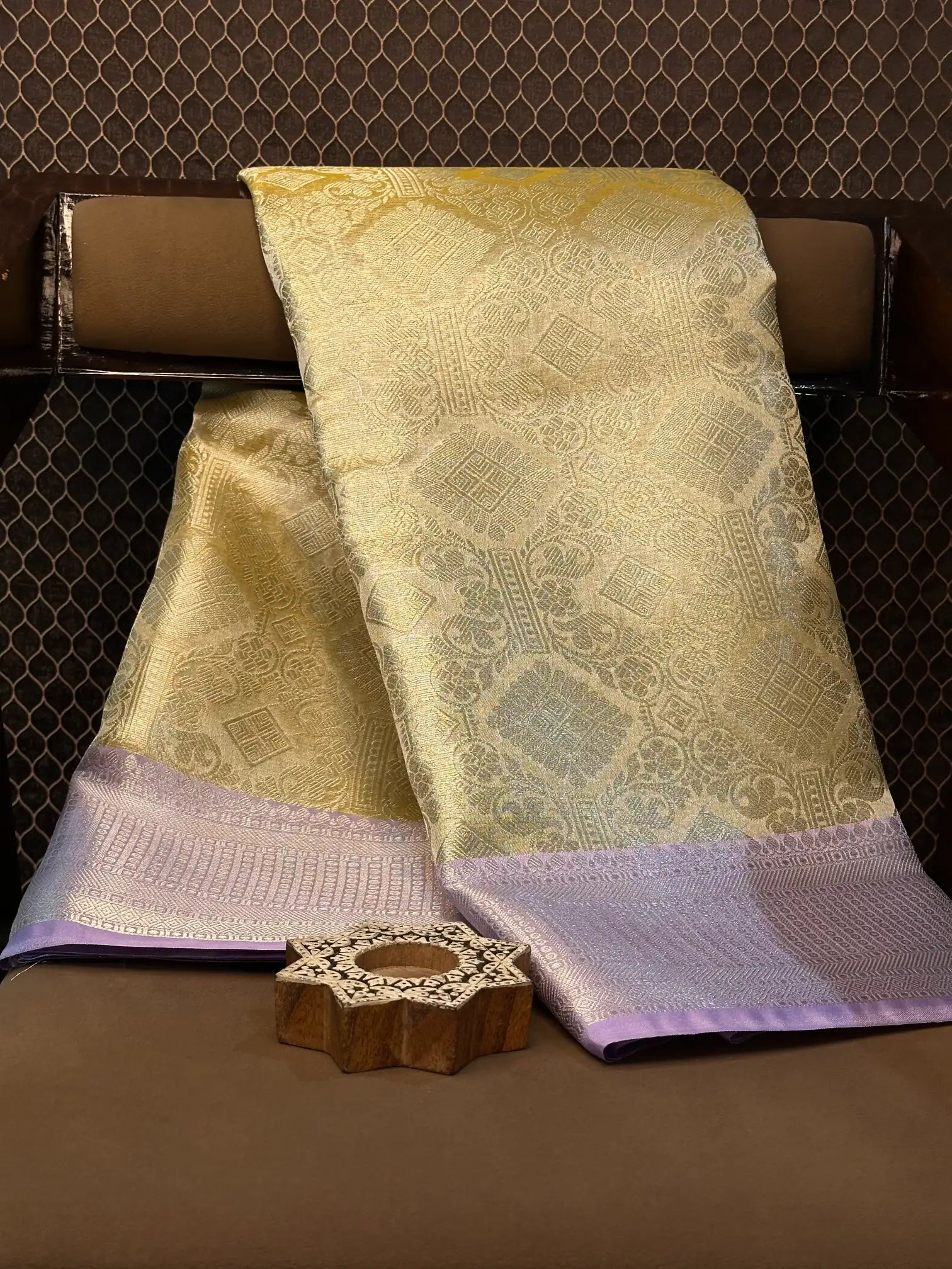 Contemporary weave Softsilk heritage Banarasi saree