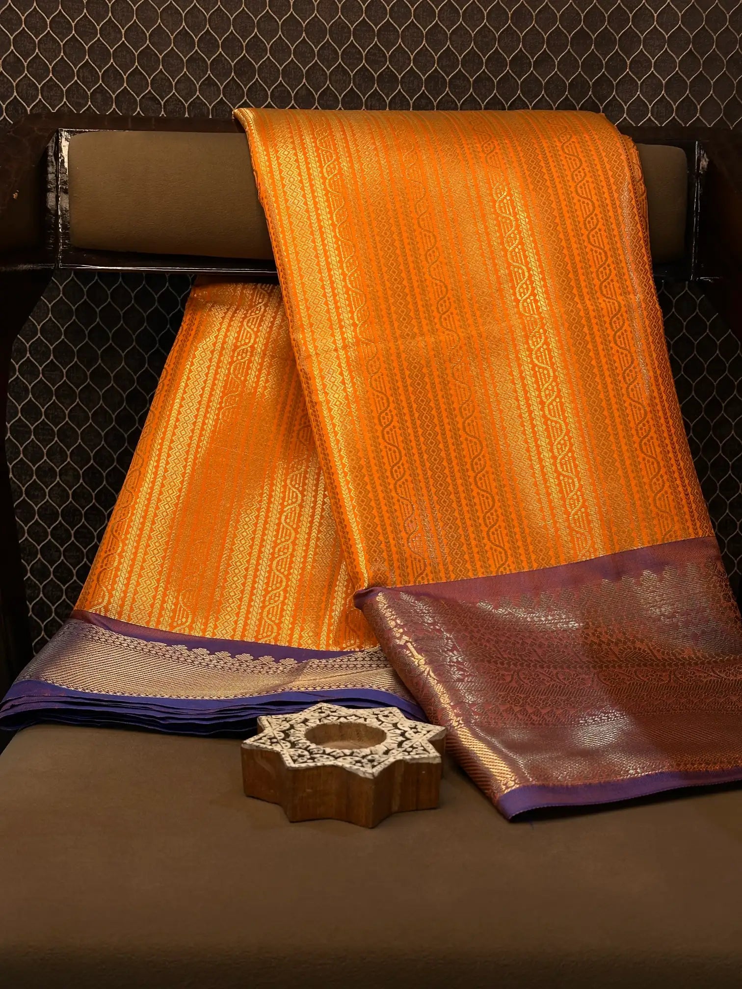 Contemporary weave Softsilk heritage Banarasi saree