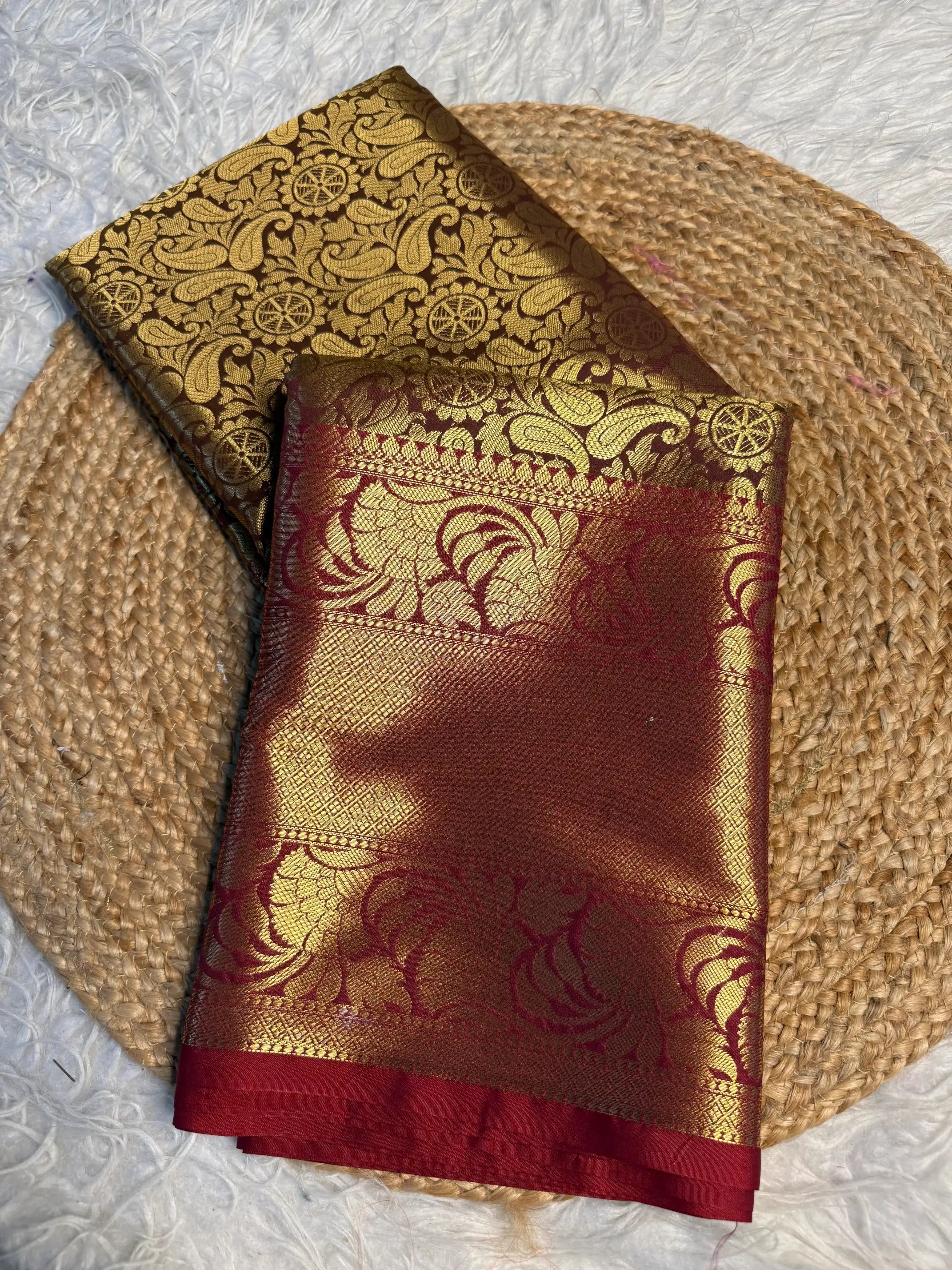 Contemporary weave Softsilk heritage Banarasi saree