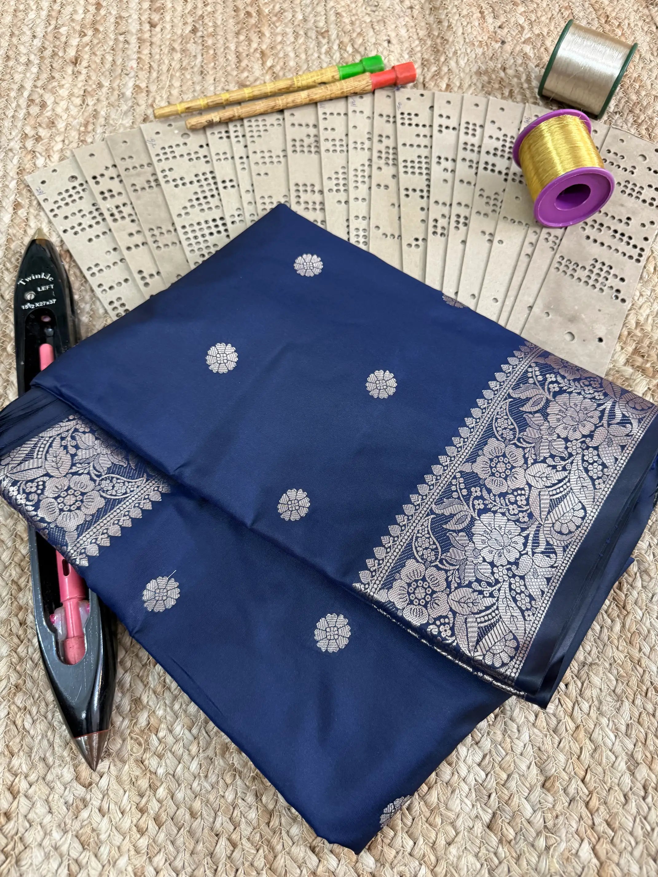 Eccentric zari weave Softsilk Banarasi saree