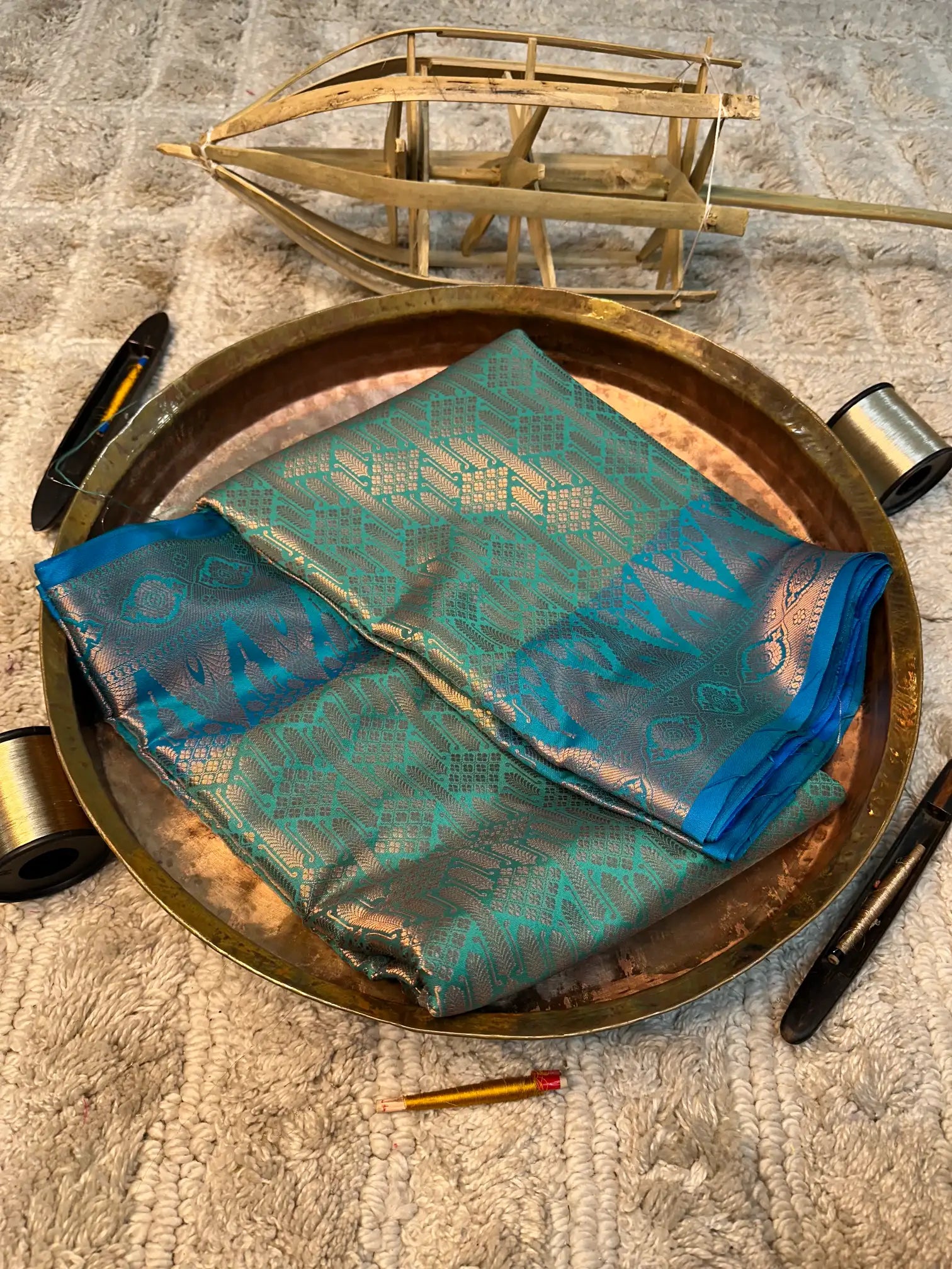 Eccentric zari weave Softsilk Banarasi saree