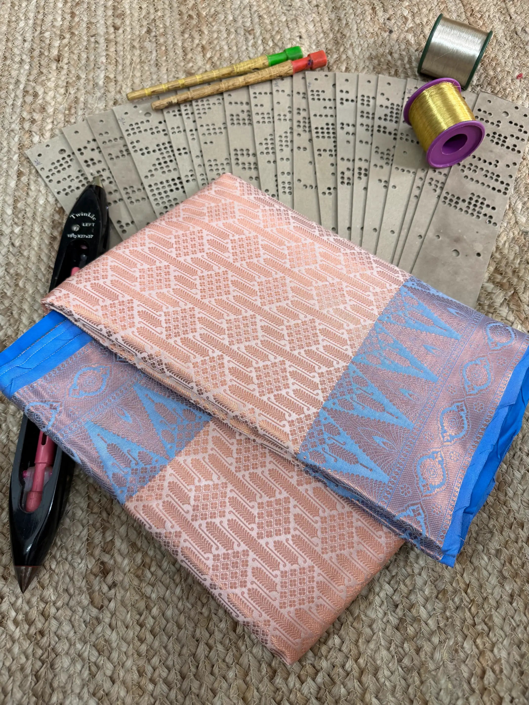 Eccentric zari weave Softsilk Banarasi saree